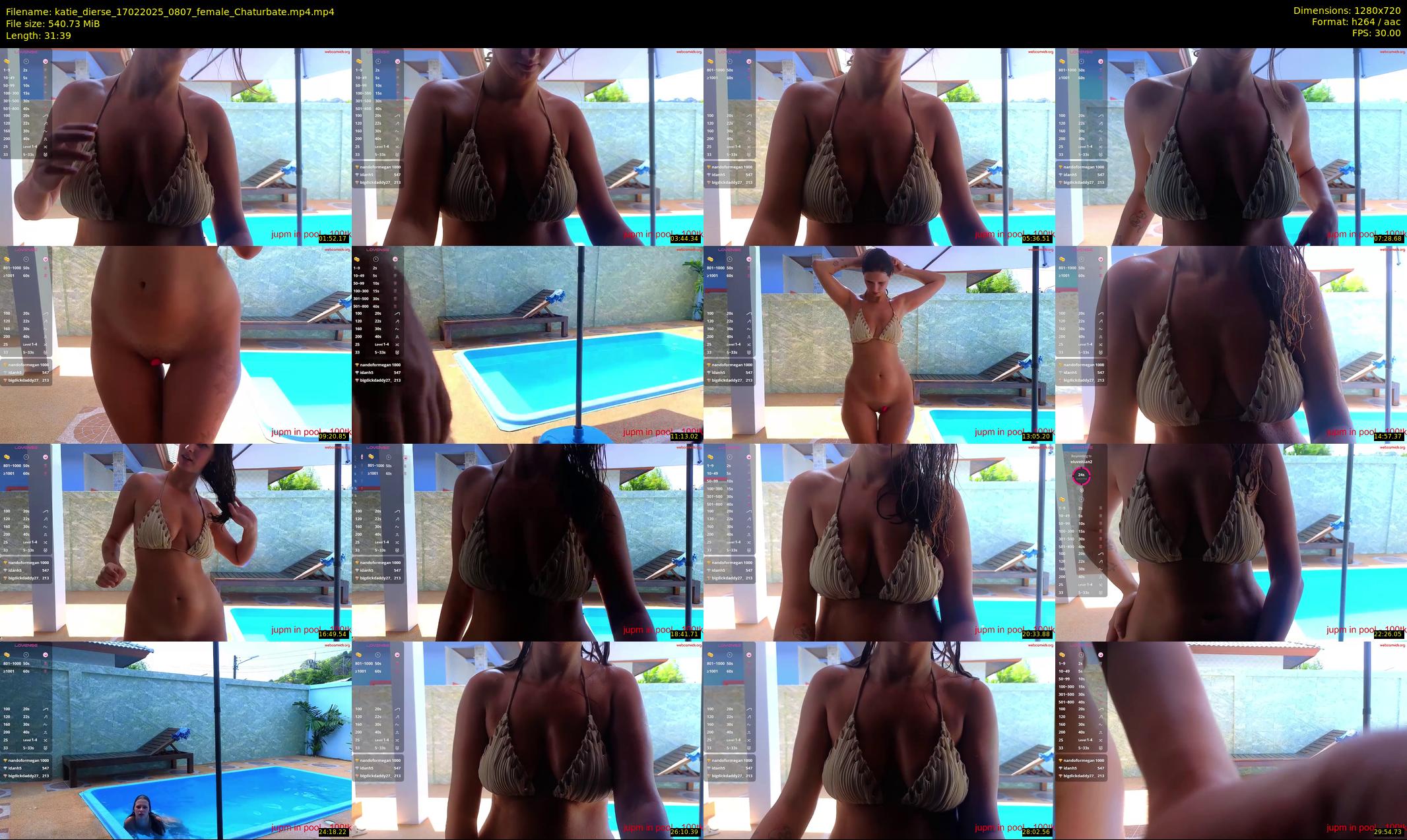 katie_dierse — 32 minute Chaturbate female cam show recording, 720p, Feb 17, 2025