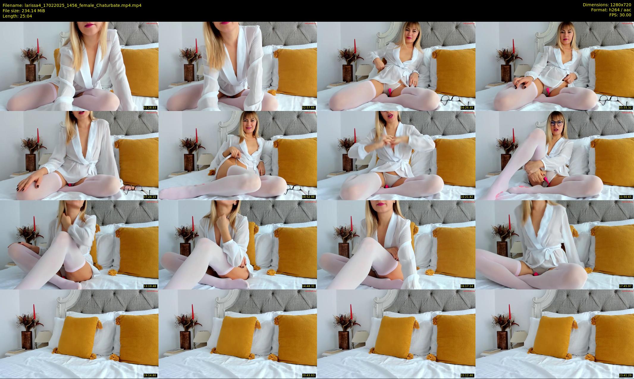 larissa4 — 26 minute Chaturbate female cam show recording, 720p, Feb 17, 2025