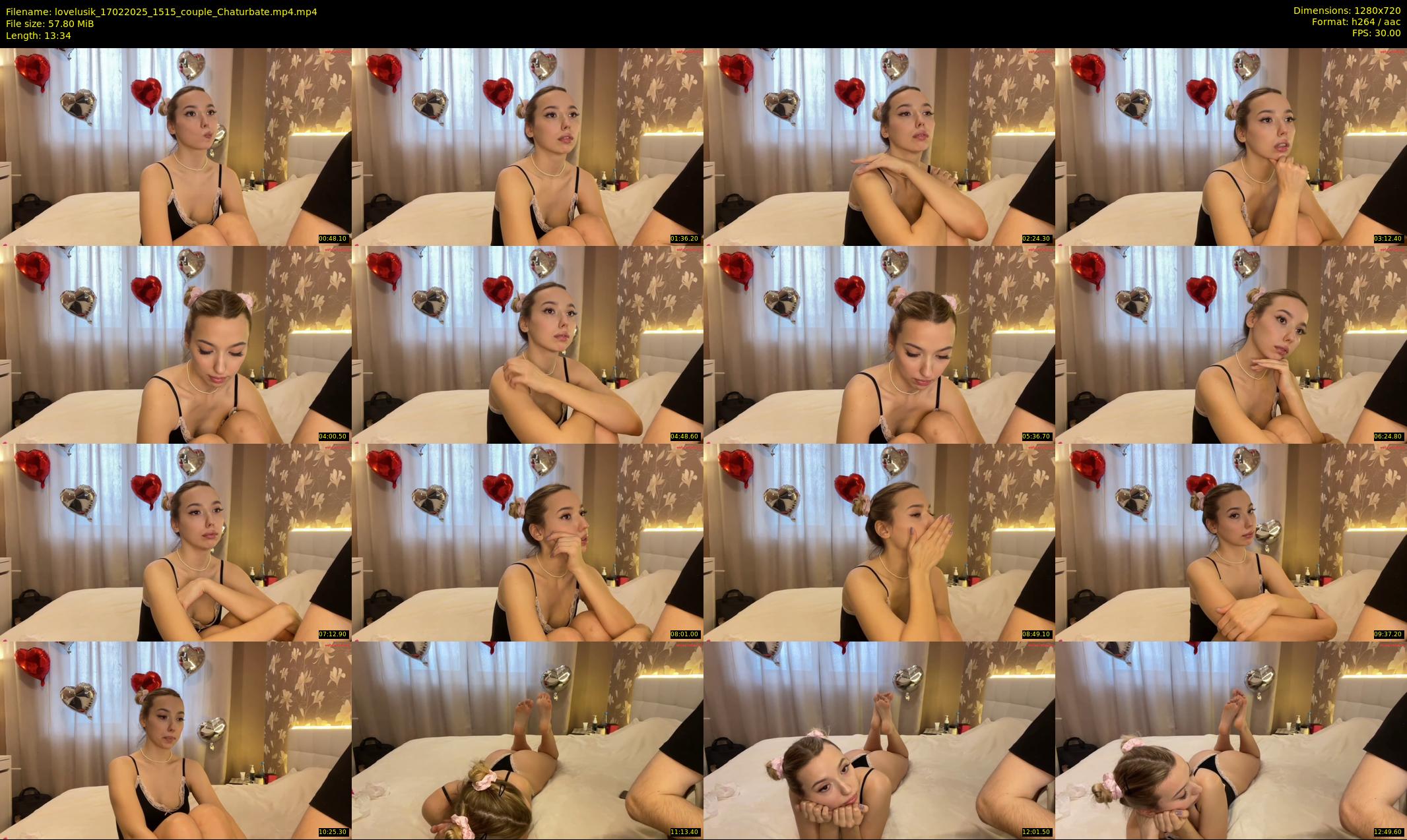 lovelusik — 14 minute Chaturbate couple cam show recording, 720p, Feb 17, 2025