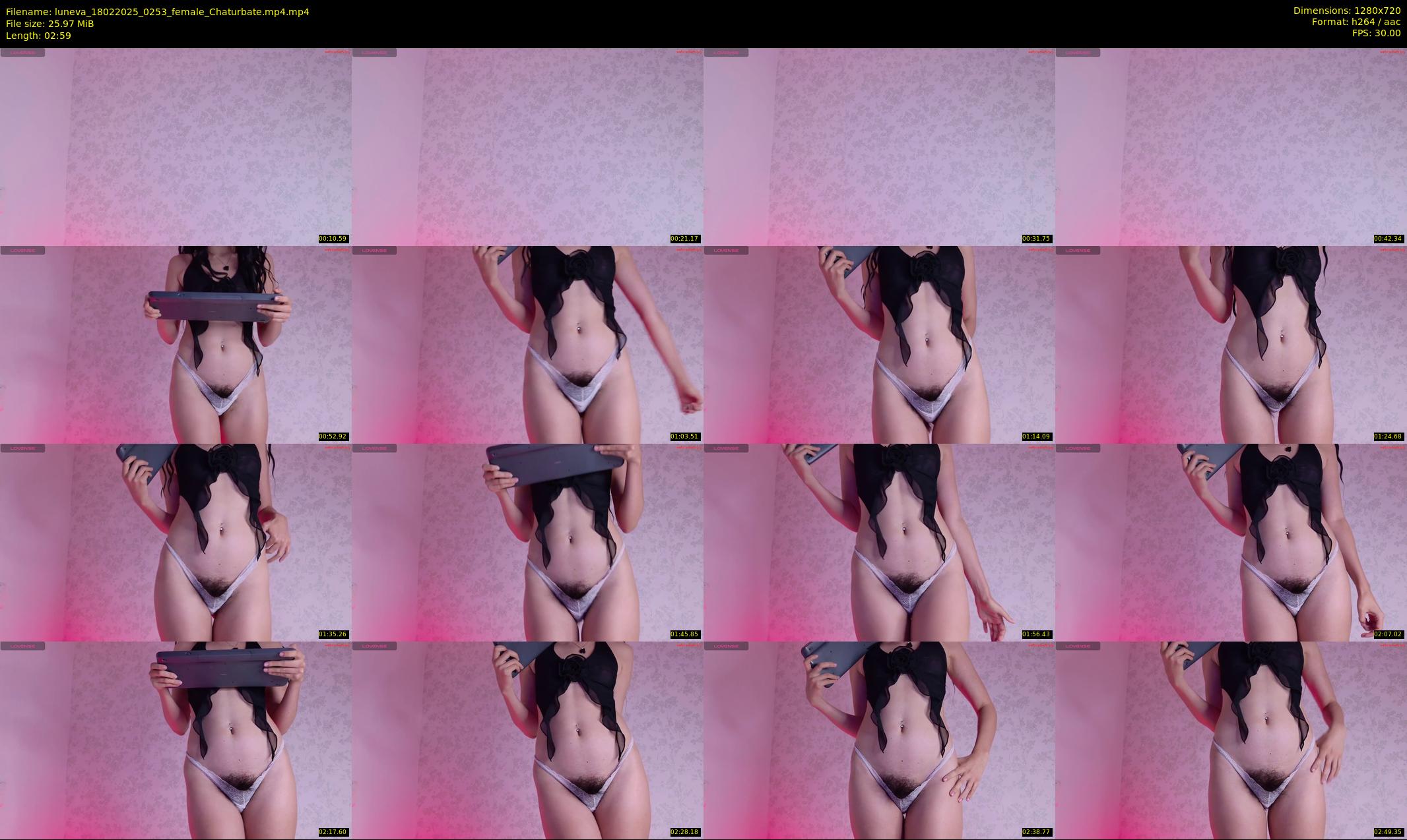 luneva — 3 minute Chaturbate female cam show recording, 720p, Feb 18, 2025