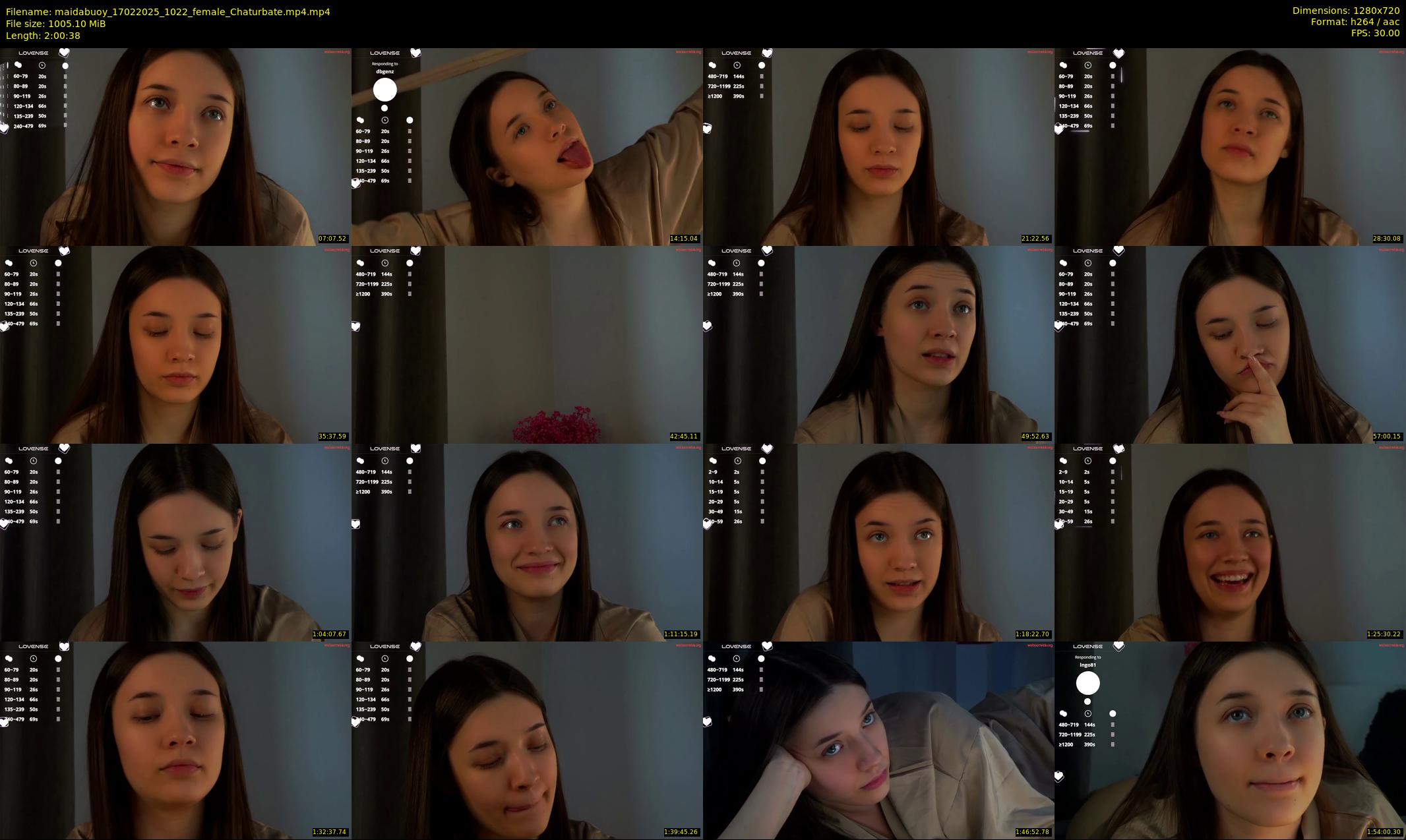 maidabuoy — 121 minute Chaturbate female cam show recording, 720p, Feb 17, 2025