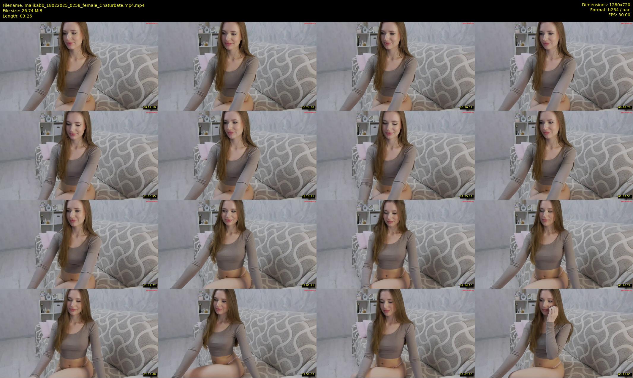 malikabb — 4 minute Chaturbate female cam show recording, 720p, Feb 18, 2025
