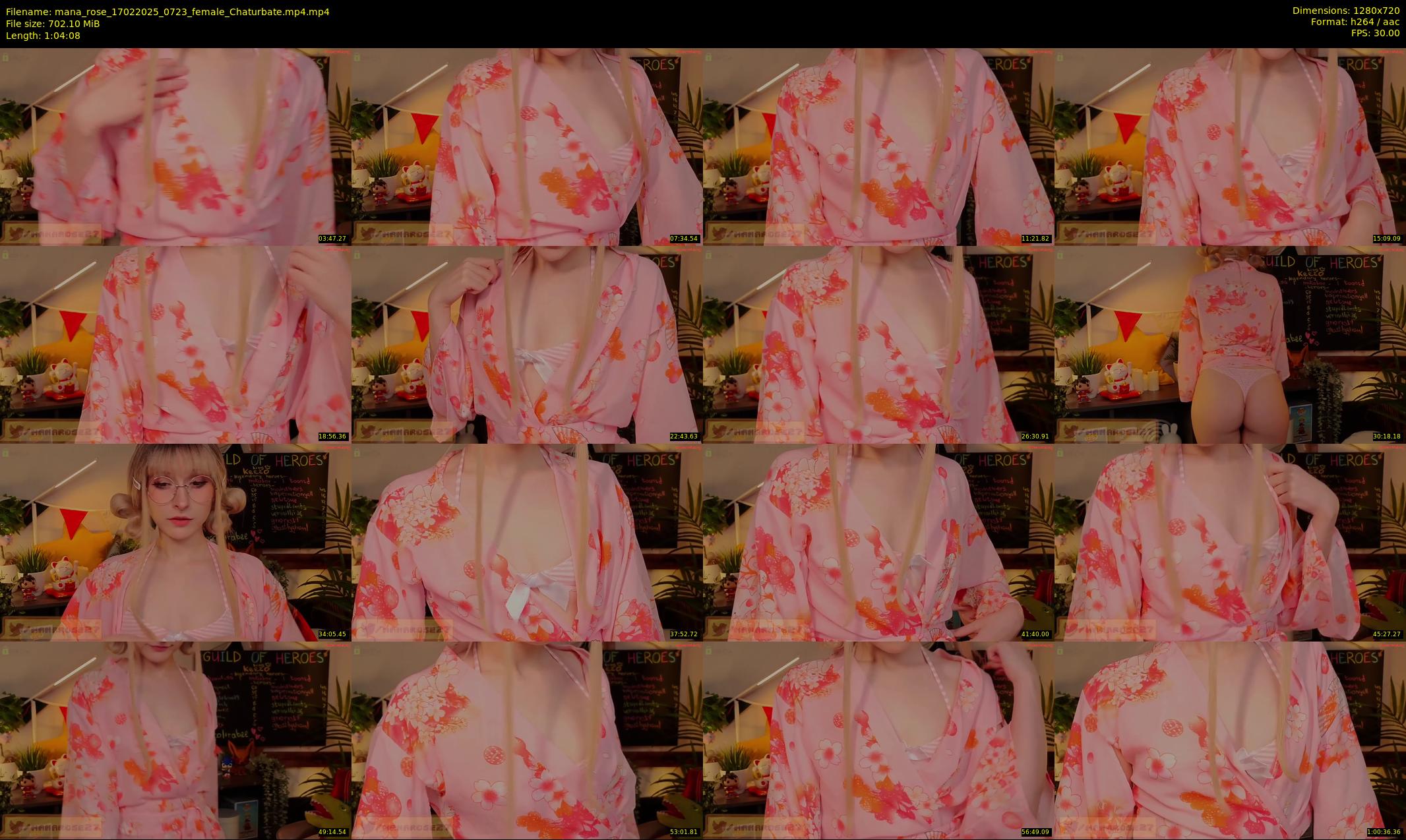 mana_rose — 65 minute Chaturbate female cam show recording, 720p, Feb 17, 2025