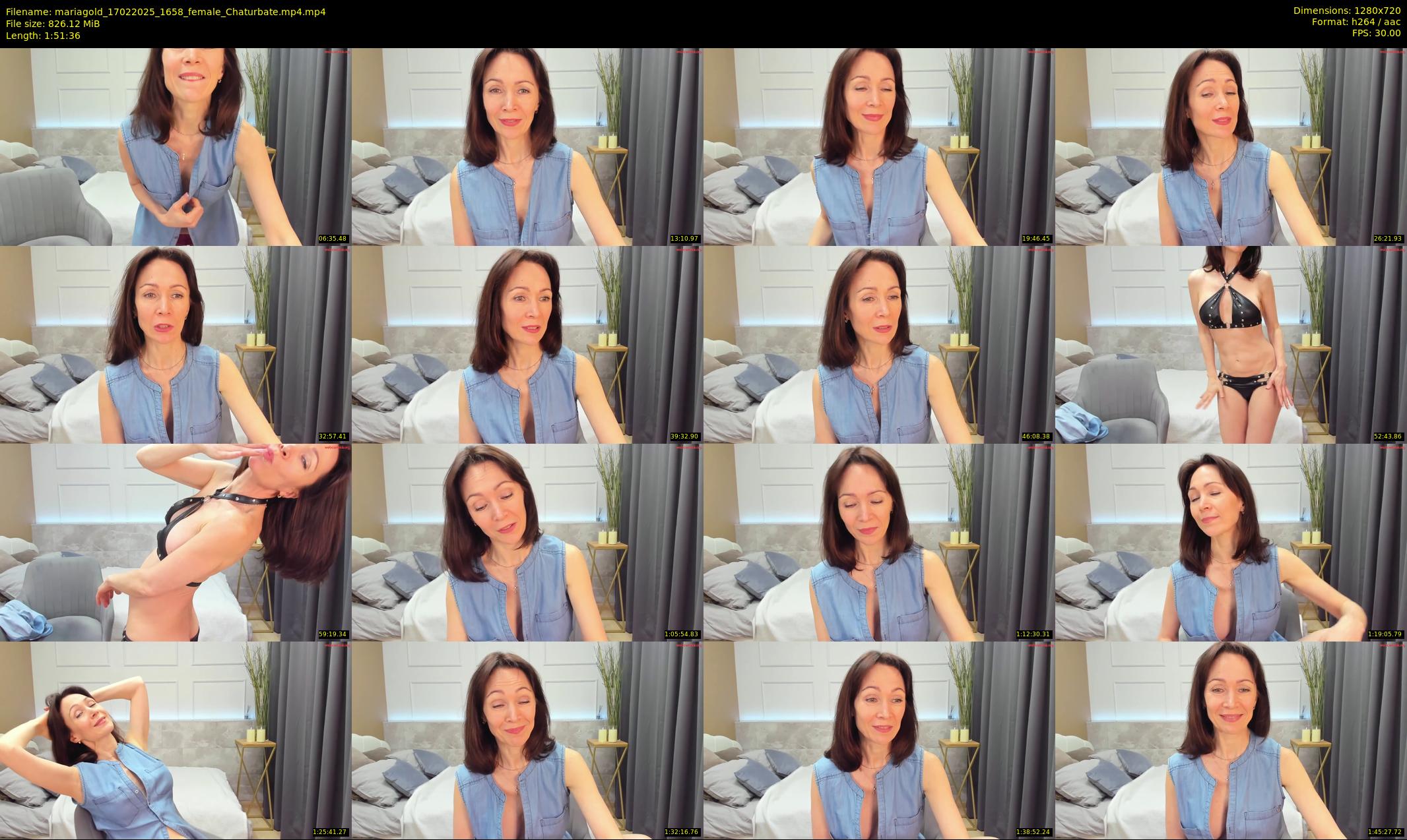 mariagold — 112 minute Chaturbate female cam show recording, 720p, Feb 17, 2025