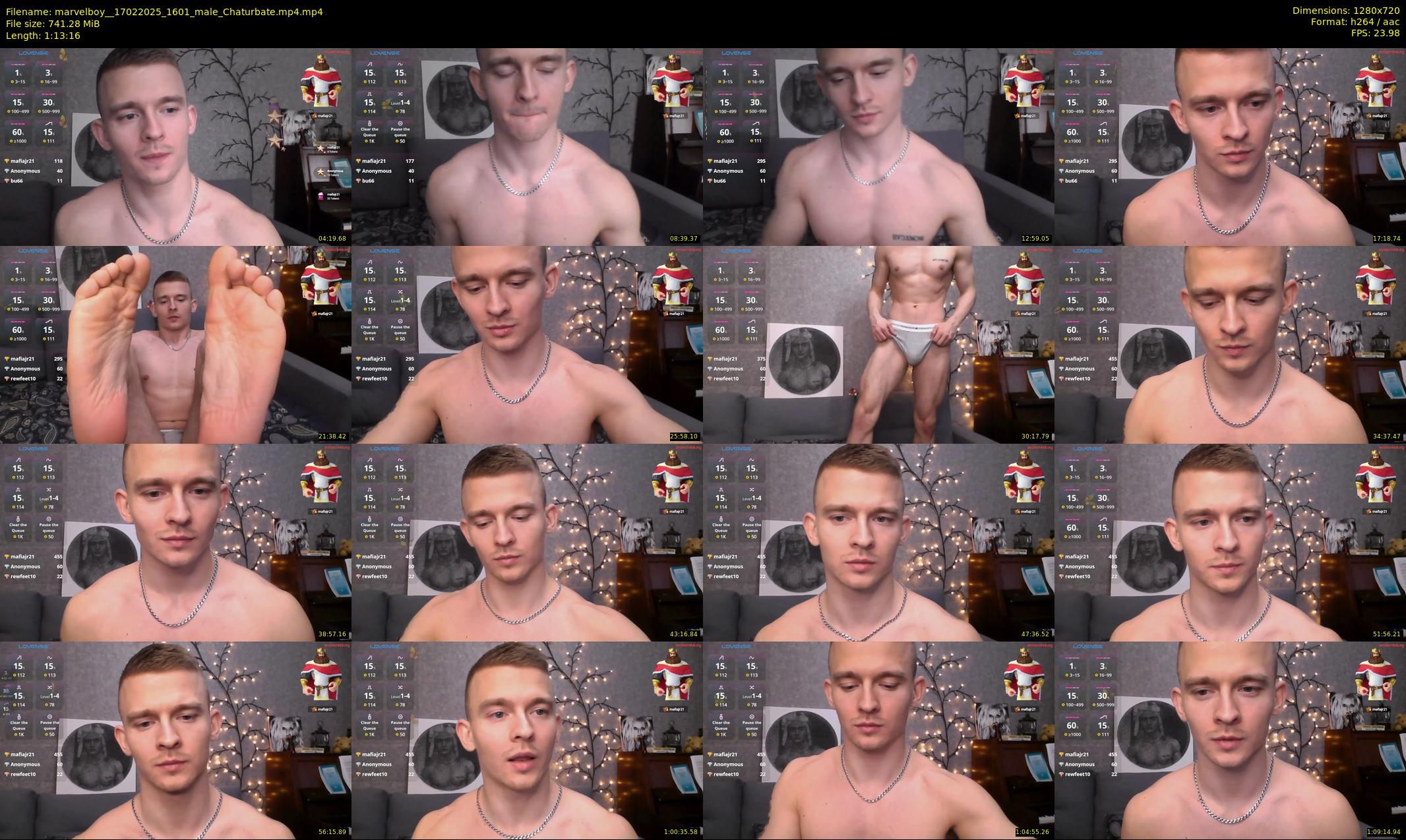 marvelboy_ — 74 minute Chaturbate male cam show recording, 720p, Feb 17, 2025