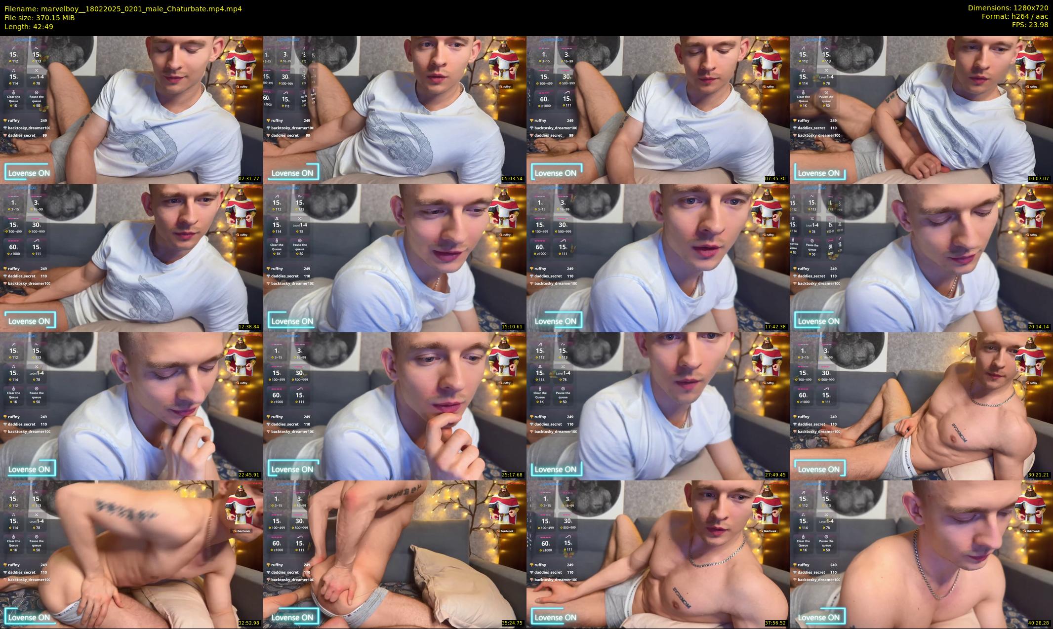 marvelboy_ — 43 minute Chaturbate male cam show recording, 720p, Feb 18, 2025