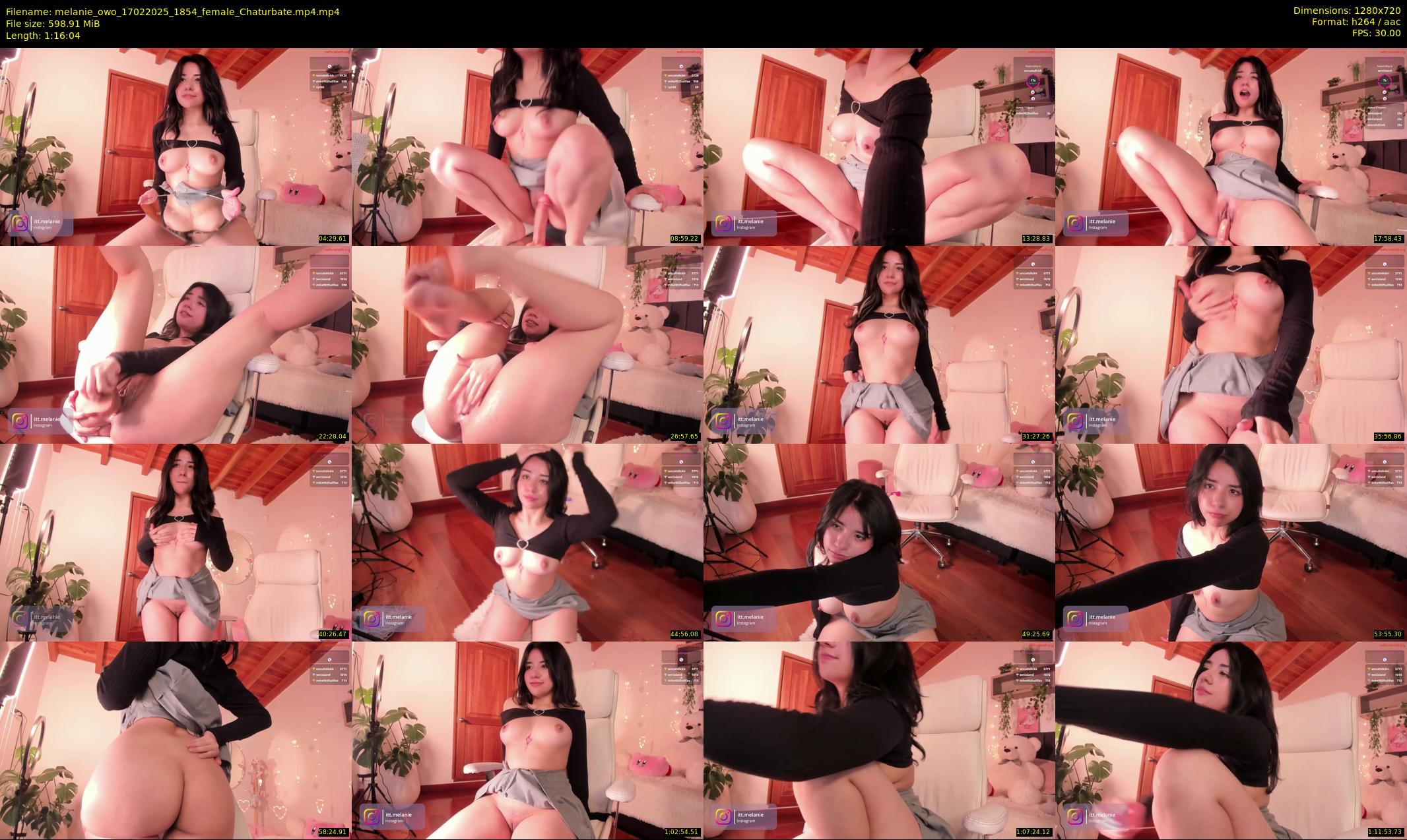 melanie_owo — 77 minute Chaturbate female cam show recording, 720p, Feb 17, 2025