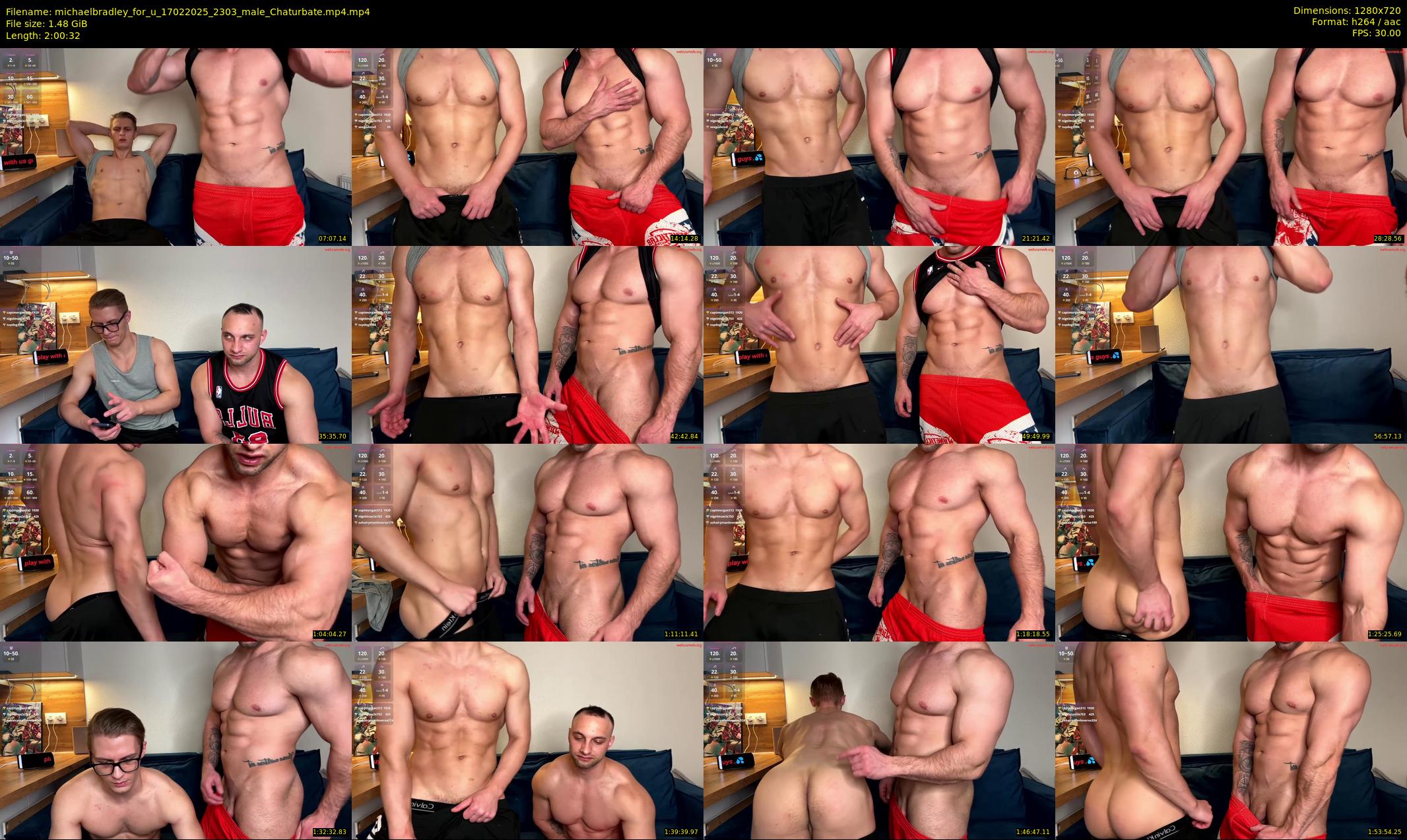 michaelbradley_for_u — 121 minute Chaturbate male cam show recording, 720p, Feb 17, 2025
