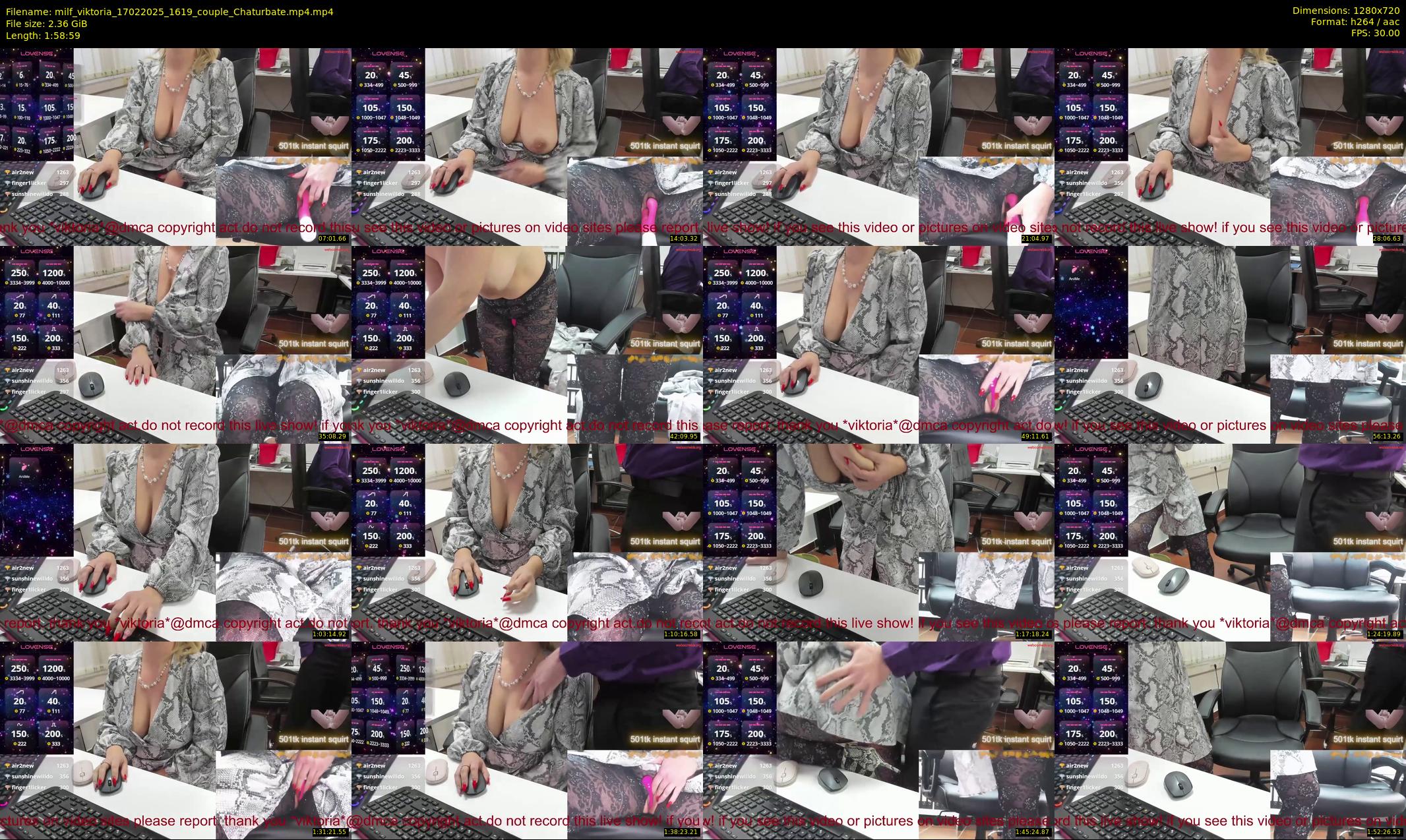 milf_viktoria — 119 minute Chaturbate female cam show recording, 720p, Feb 17, 2025