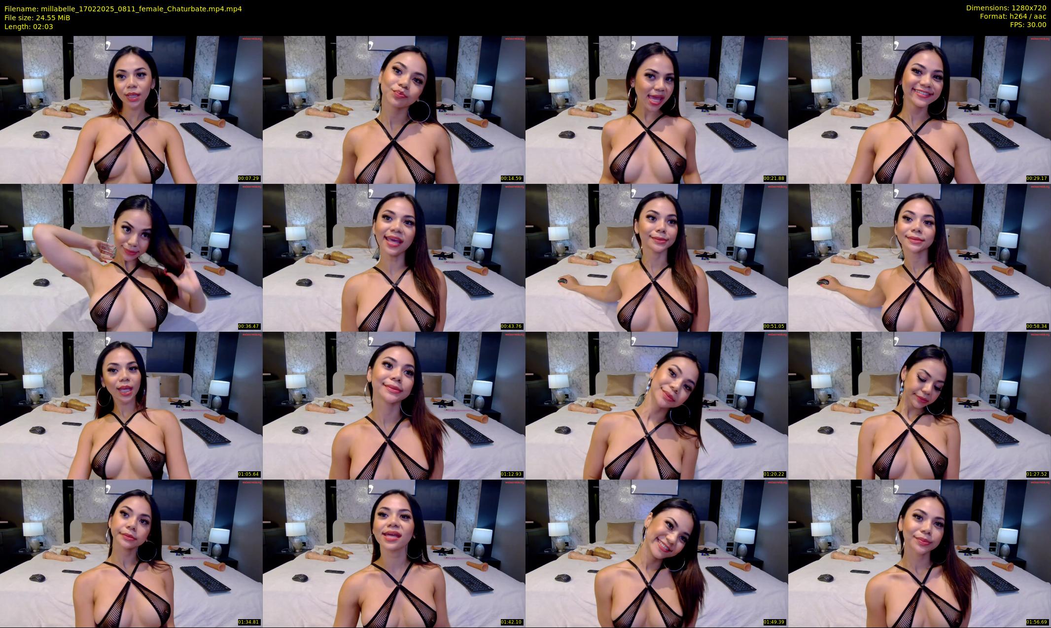 millabelle — 3 minute Chaturbate female cam show recording, 720p, Feb 17, 2025