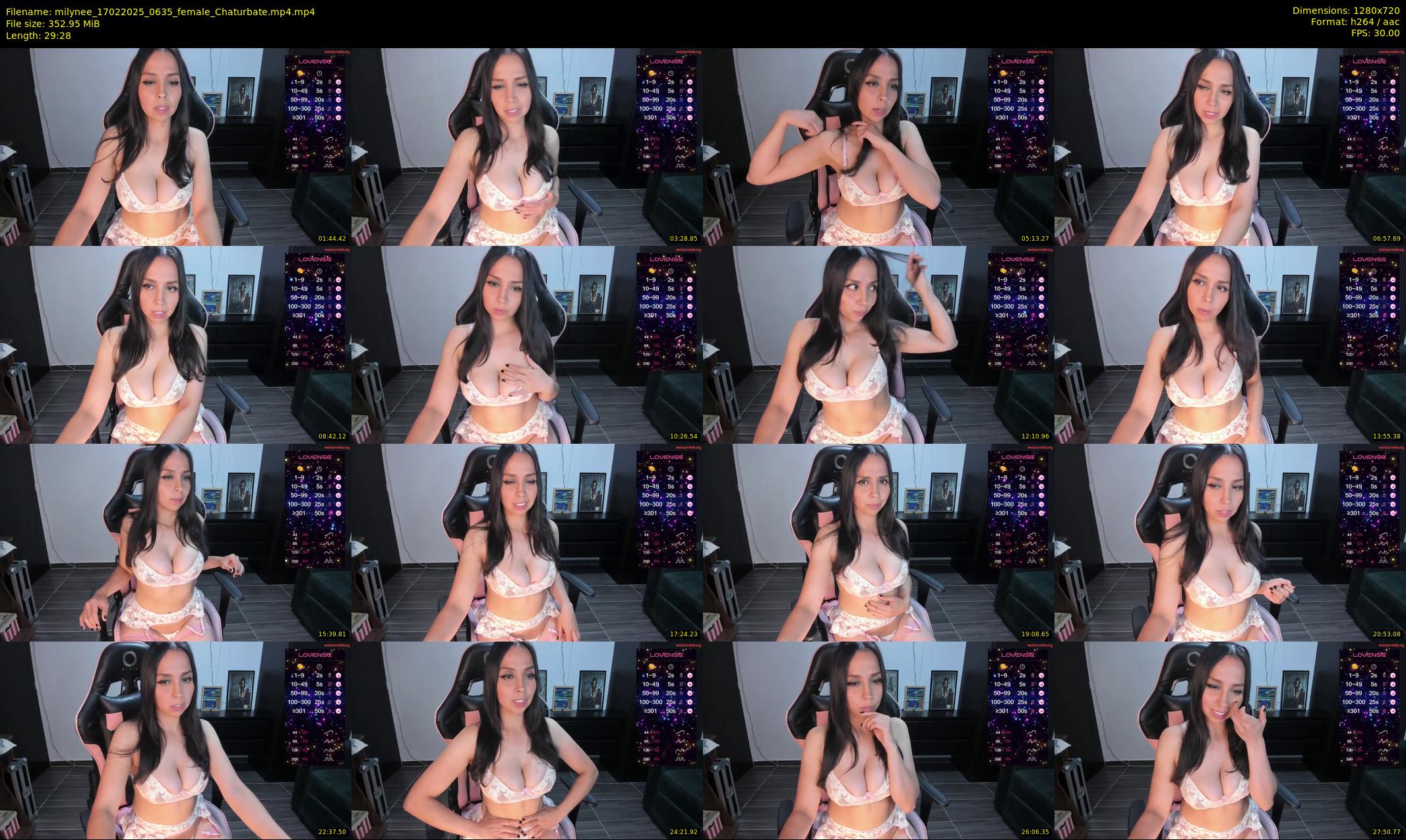 milynee — 30 minute Chaturbate female cam show recording, 720p, Feb 17, 2025
