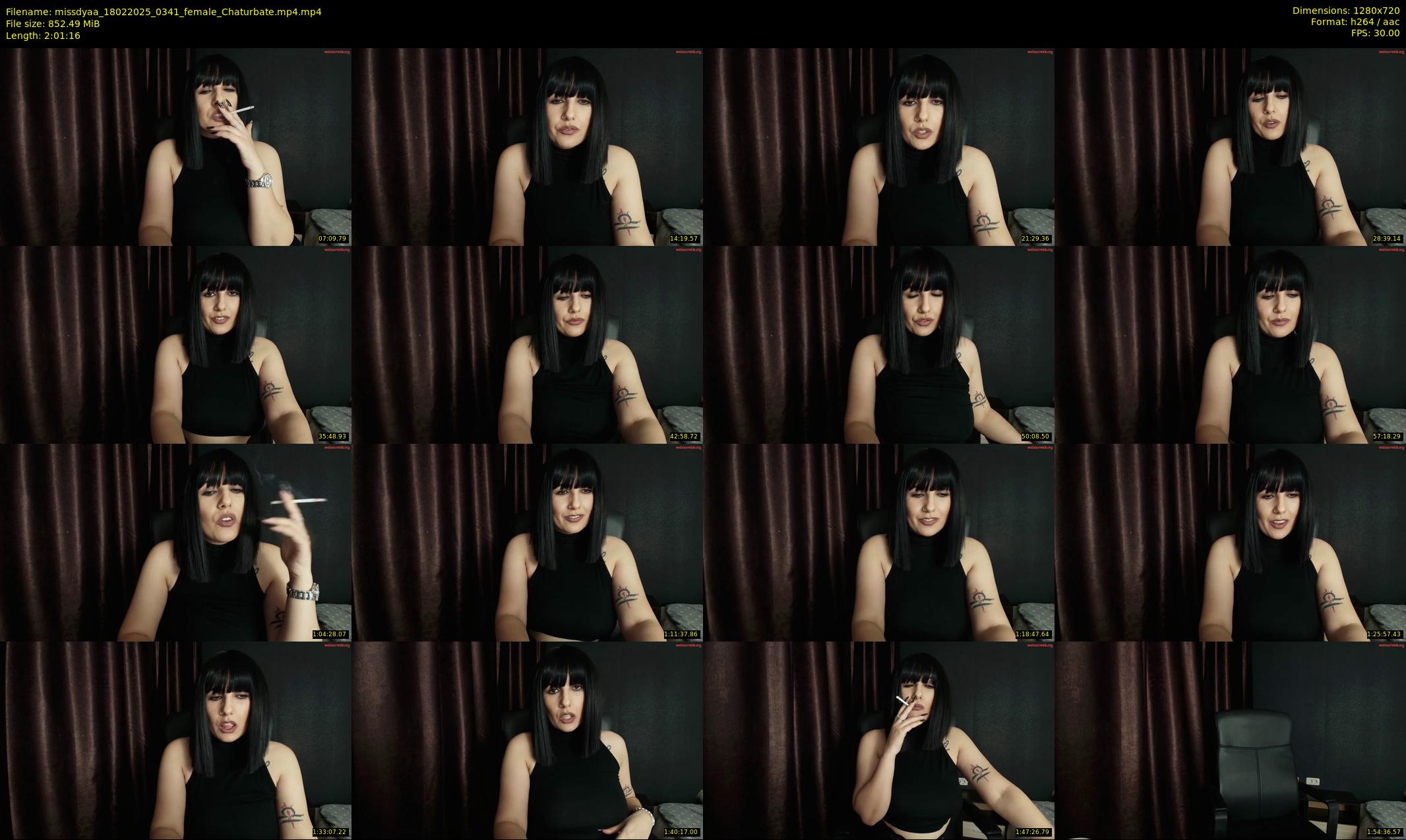 missdyaa — 122 minute Chaturbate female cam show recording, 720p, Feb 18, 2025