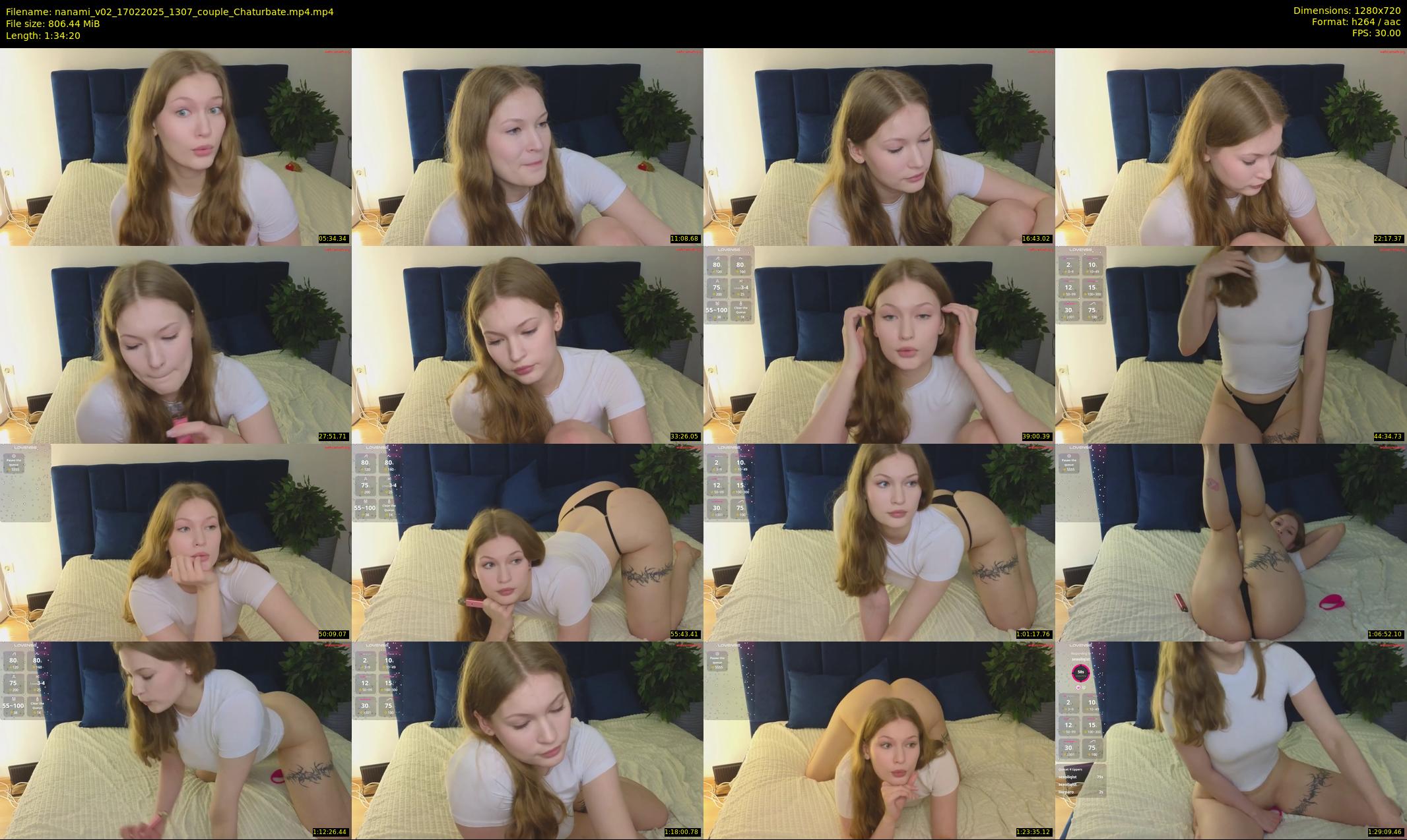 nanami_v02 — 95 minute Chaturbate couple cam show recording, 720p, Feb 17, 2025