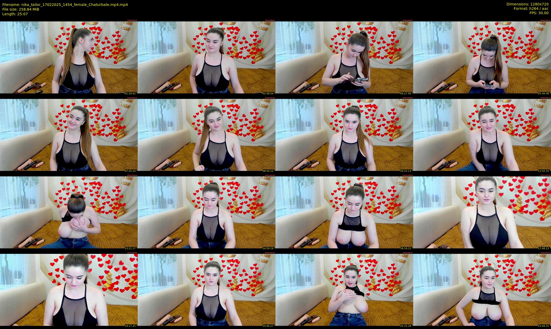 nika_tailor — 26 minute Chaturbate female cam show recording, 720p, Feb 17, 2025
