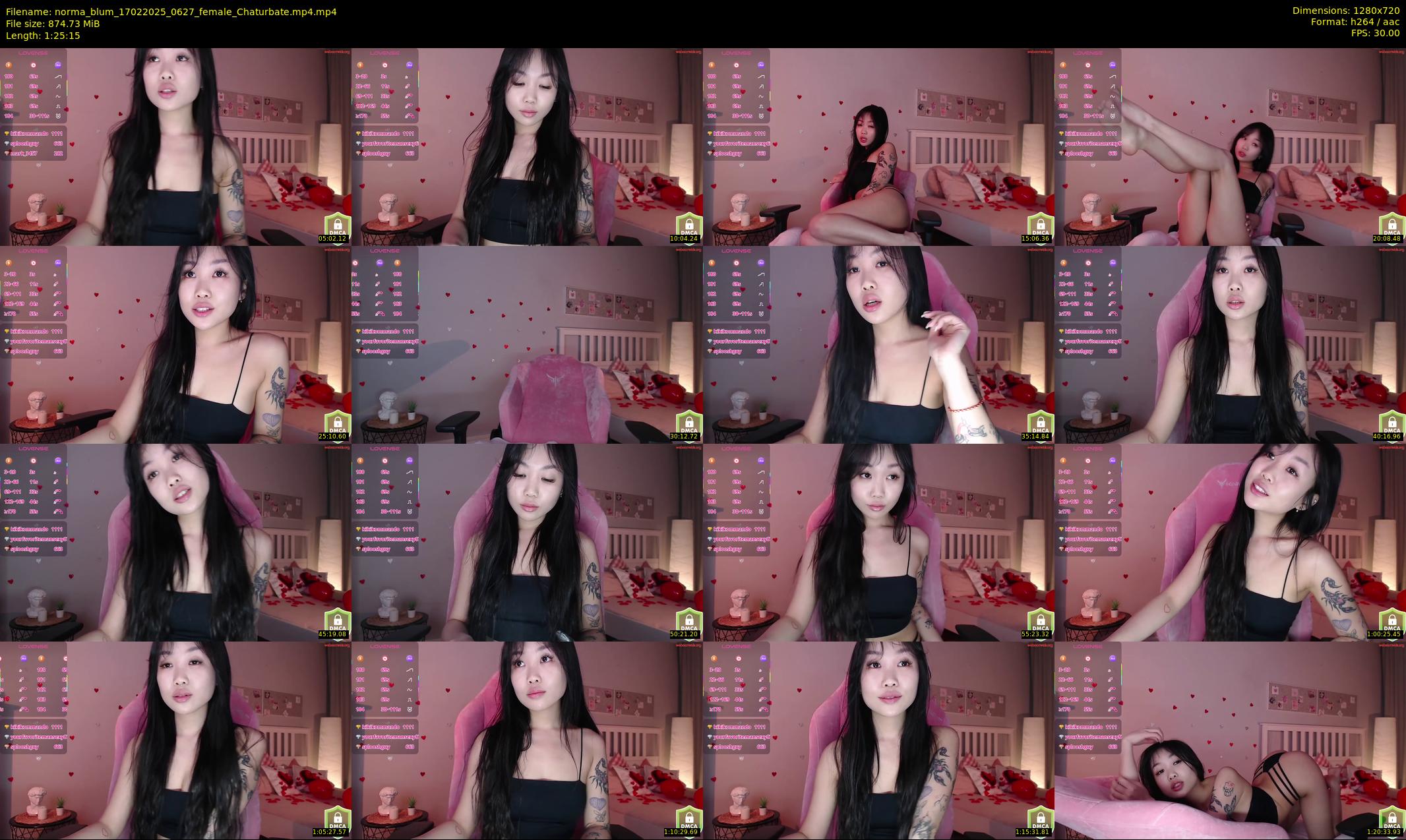 norma_blum — 86 minute Chaturbate female cam show recording, 720p, Feb 17, 2025