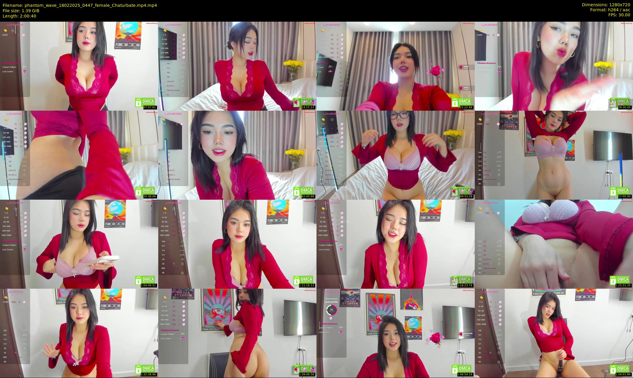 phantom_wave — 121 minute Chaturbate female cam show recording, 720p, Feb 18, 2025