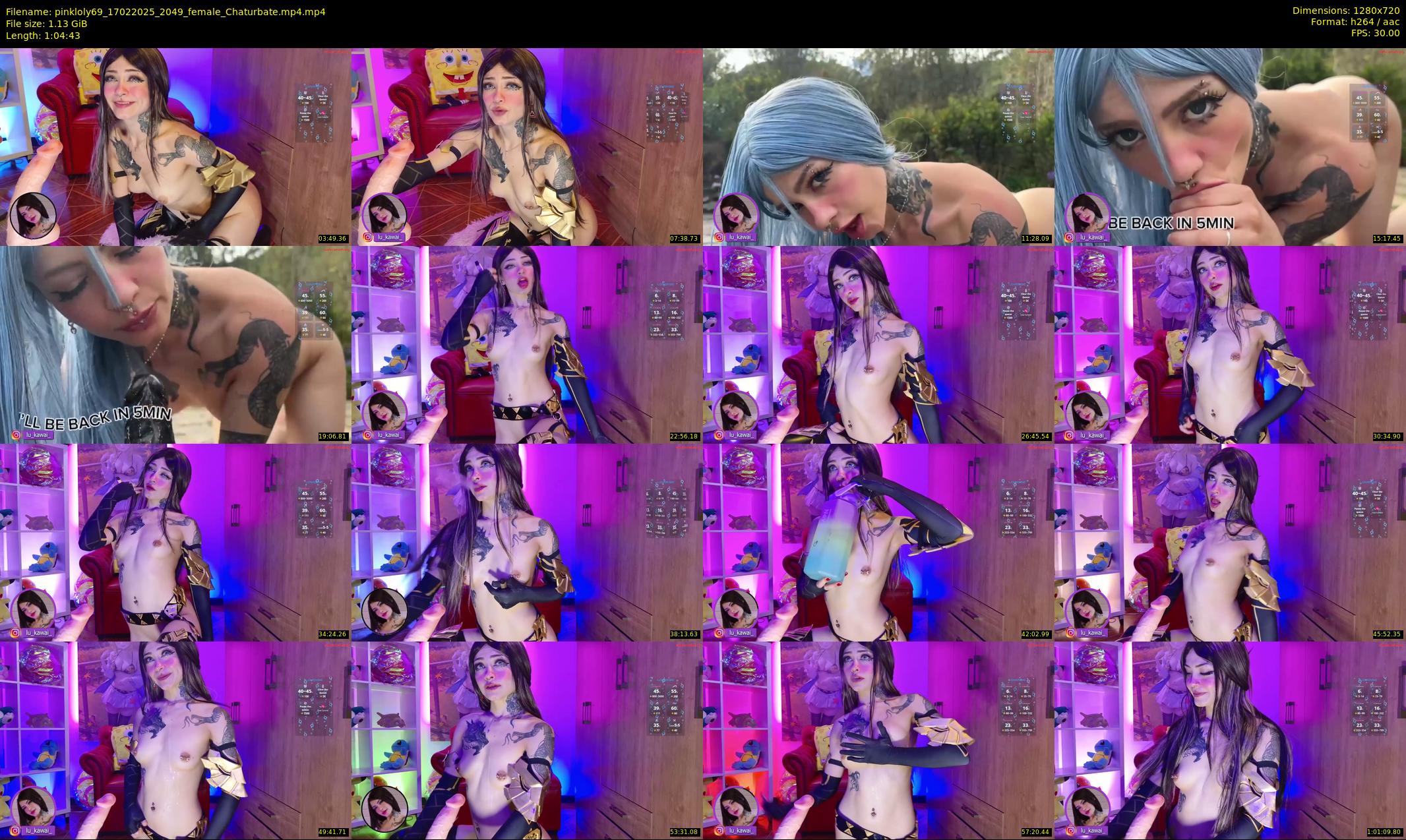 pinkloly69 — 65 minute Chaturbate female cam show recording, 720p, Feb 17, 2025