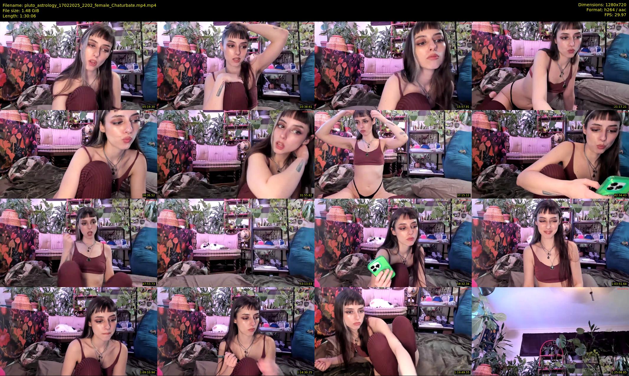 pluto_astrology — 91 minute Chaturbate female cam show recording, 720p, Feb 17, 2025