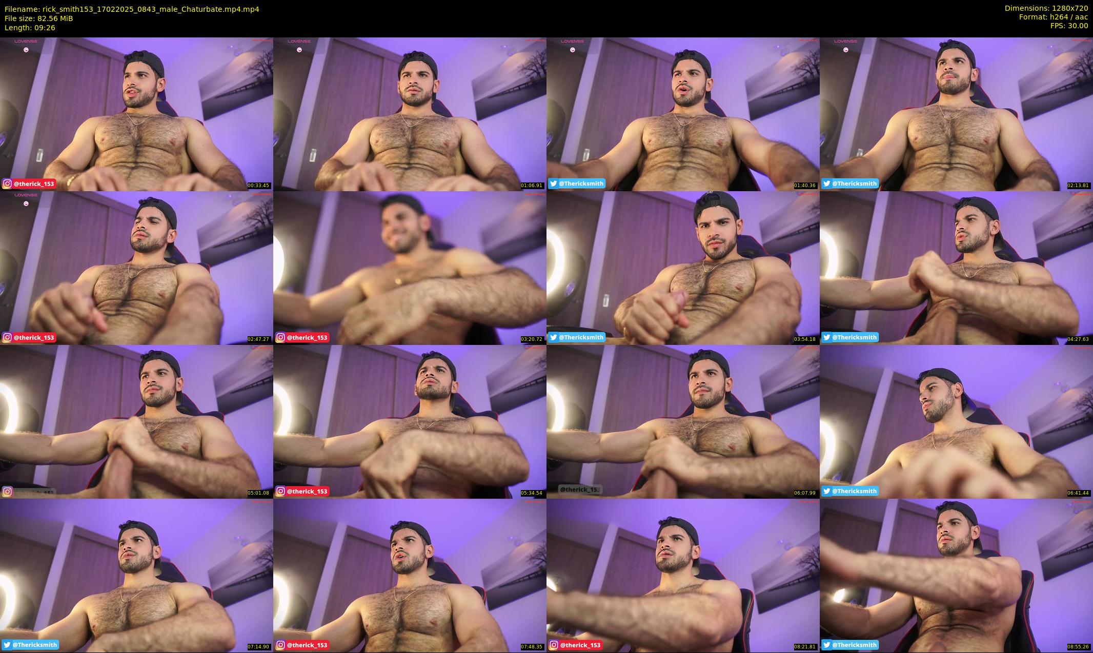 rick_smith153 — 10 minute Chaturbate male cam show recording, 720p, Feb 17, 2025