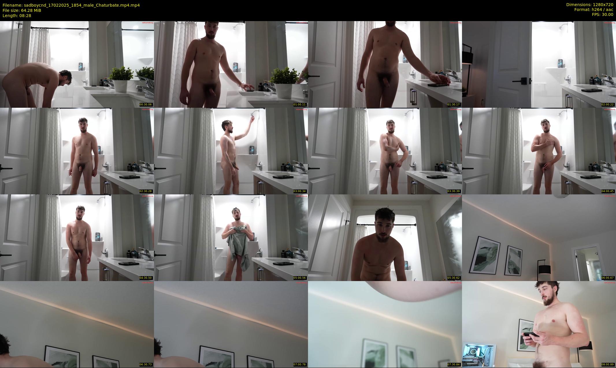 sadboycnd — 9 minute Chaturbate male cam show recording, 720p, Feb 17, 2025