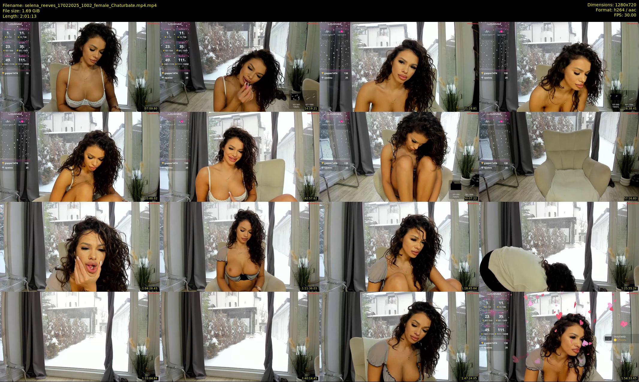 selena_reeves — 122 minute Chaturbate female cam show recording, 720p, Feb 17, 2025