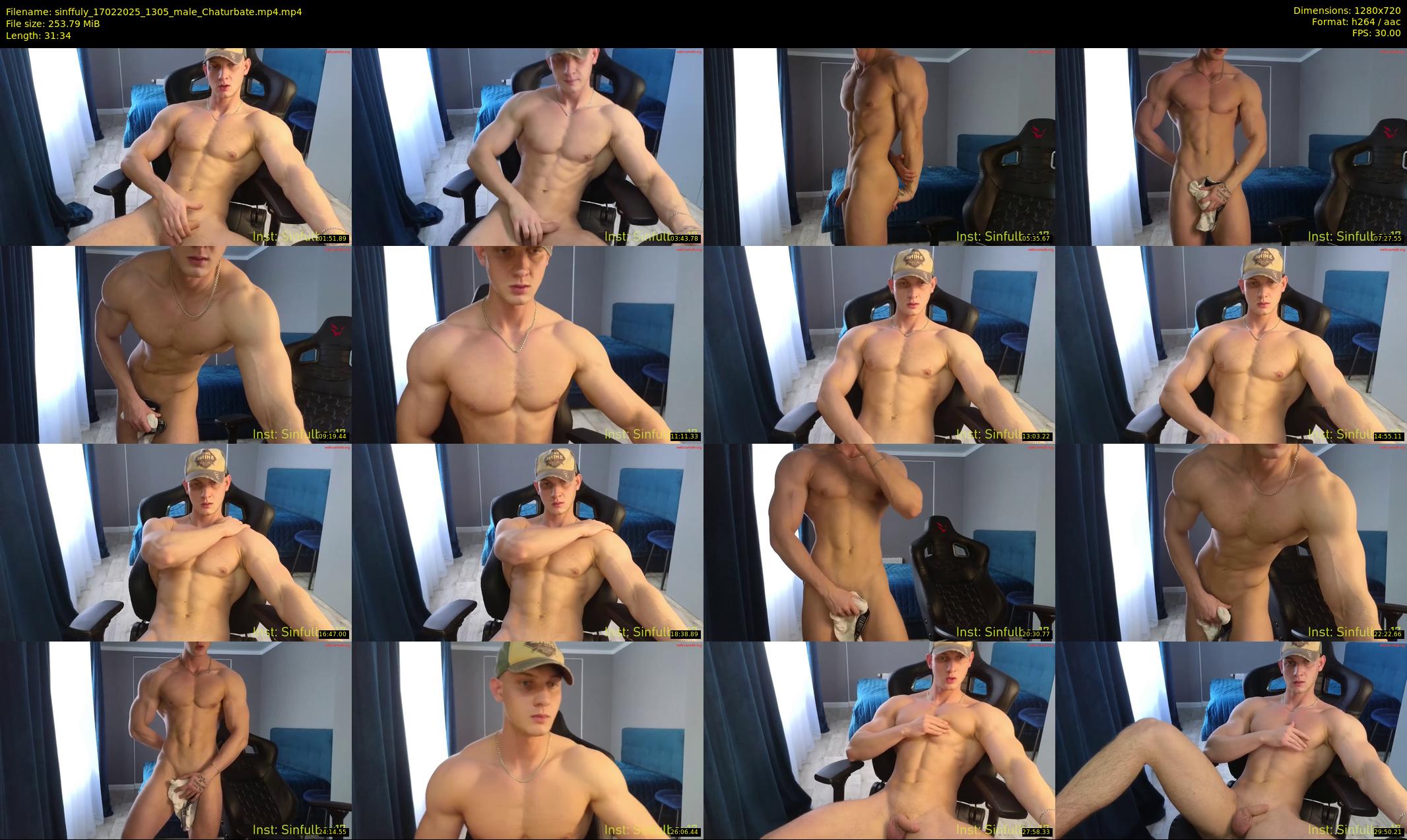 sinffuly — 32 minute Chaturbate male cam show recording, 720p, Feb 17, 2025