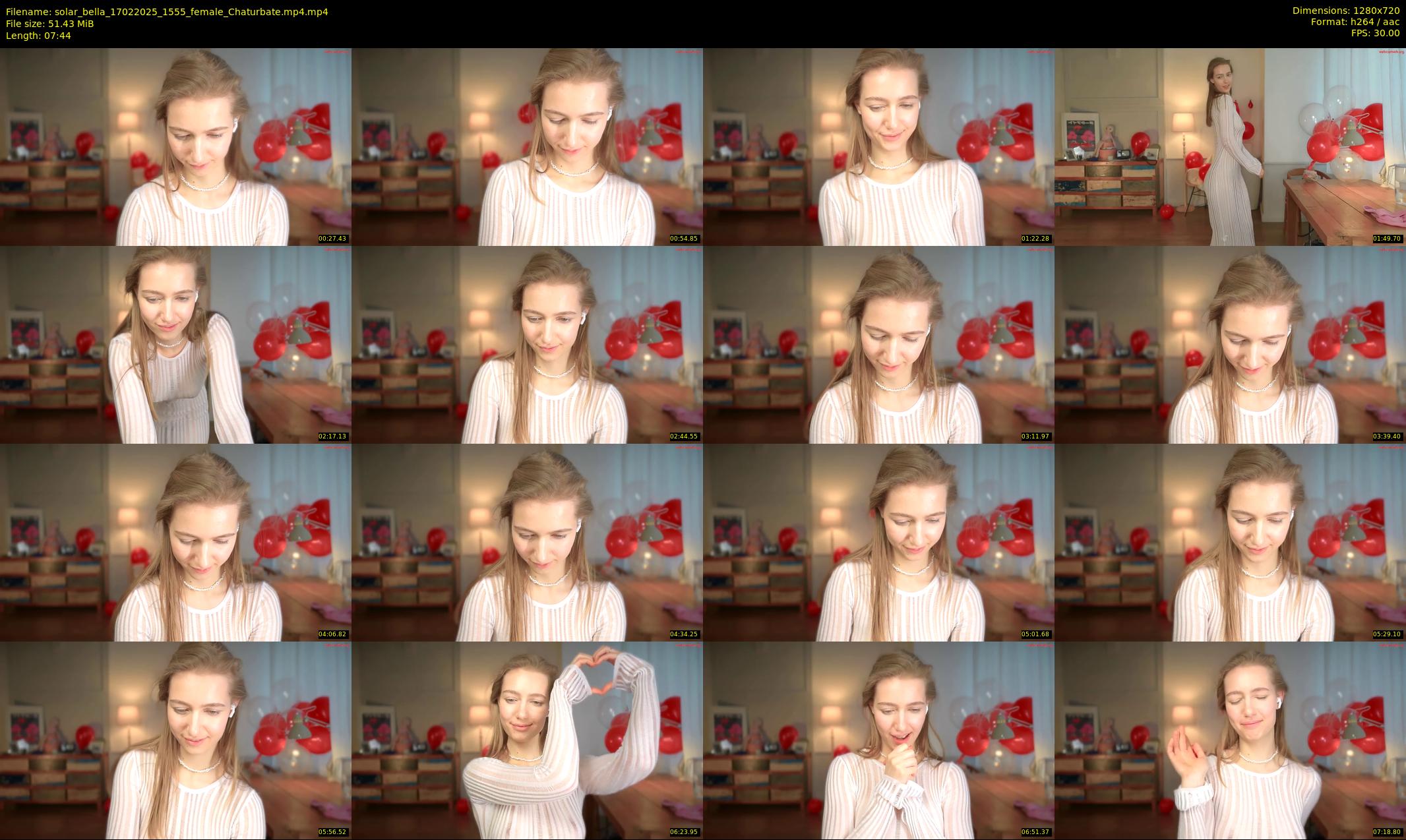 solar_bella — 8 minute Chaturbate female cam show recording, 720p, Feb 17, 2025