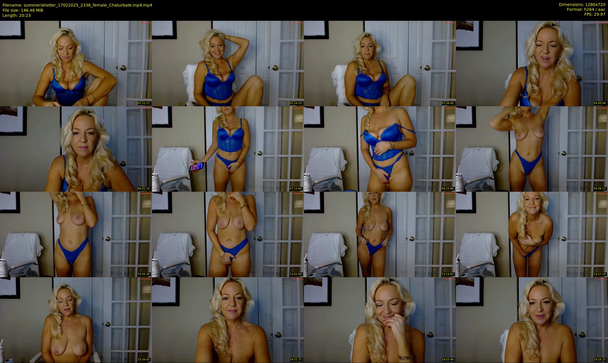 summerishotter — 21 minute Chaturbate female cam show recording, 720p, Feb 17, 2025