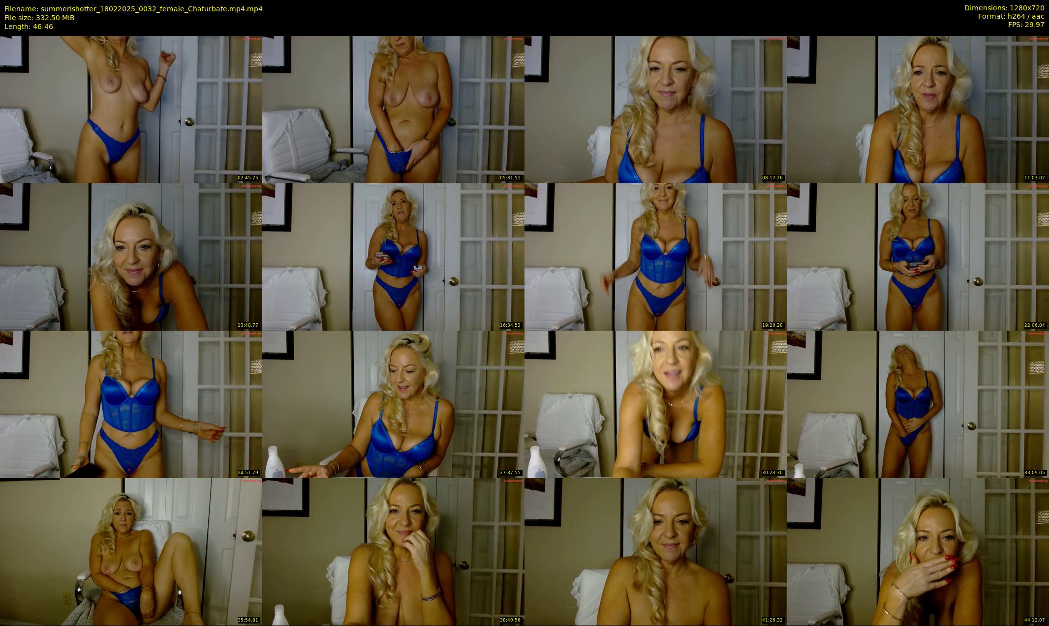 summerishotter — 47 minute Chaturbate female cam show recording, 720p, Feb 18, 2025