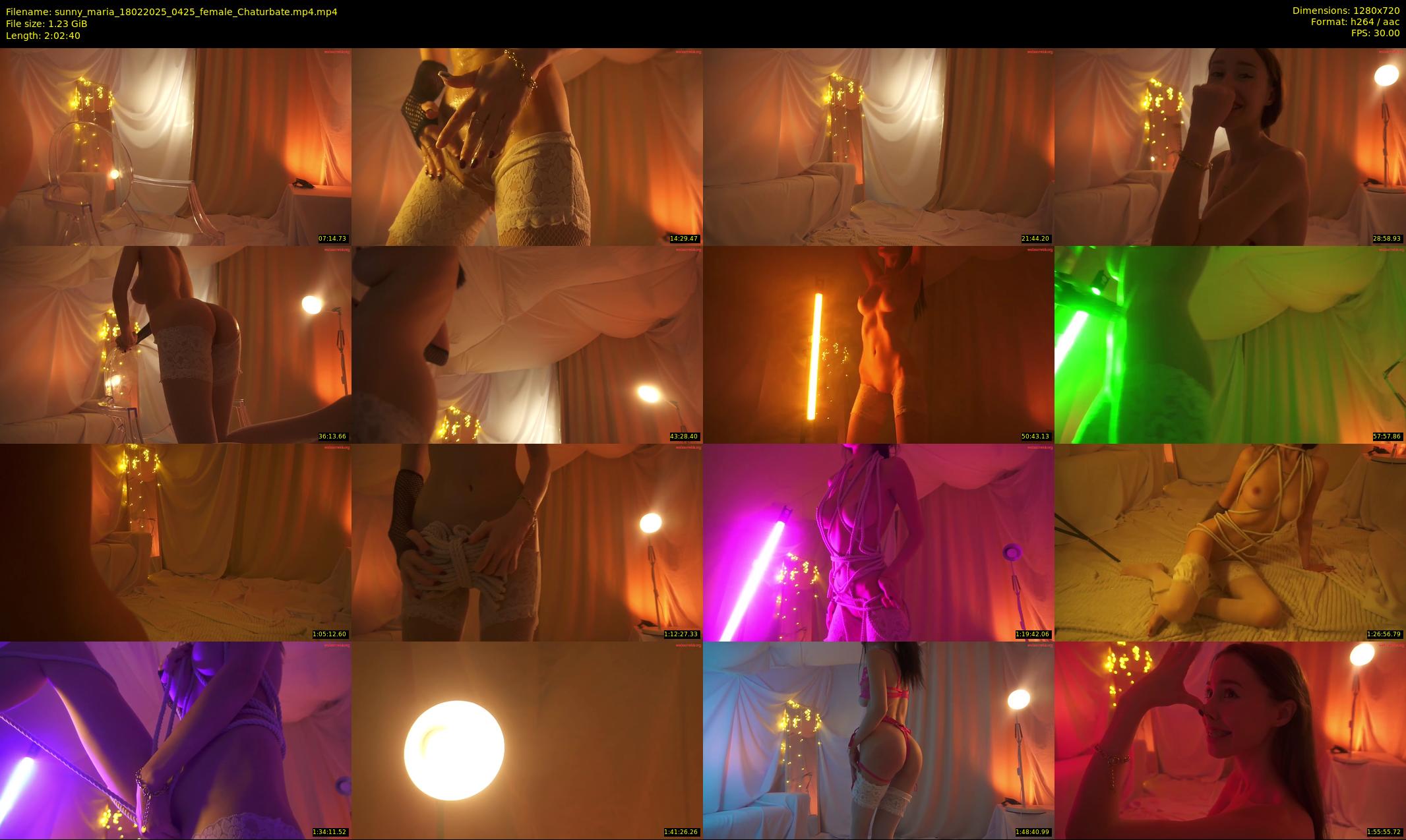 sunny_maria — 123 minute Chaturbate female cam show recording, 720p, Feb 18, 2025