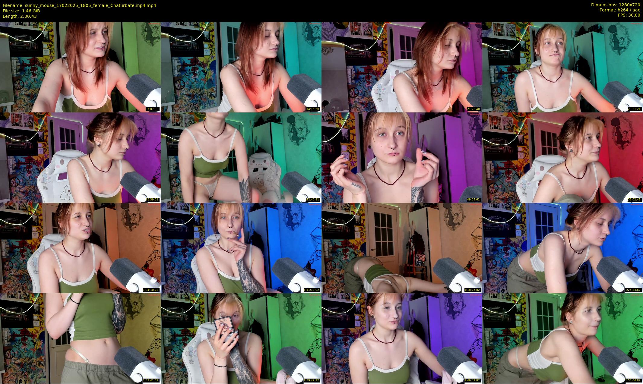 sunny_mouse — 121 minute Chaturbate female cam show recording, 720p, Feb 17, 2025