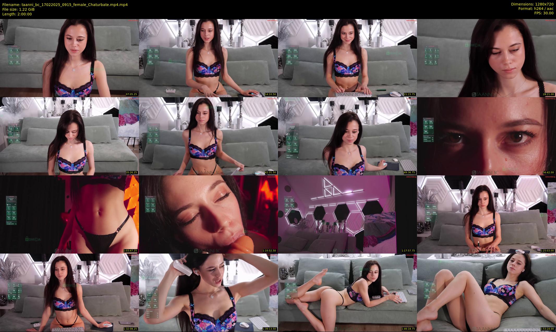 taanni_bc — 120 minute Chaturbate female cam show recording, 720p, Feb 17, 2025