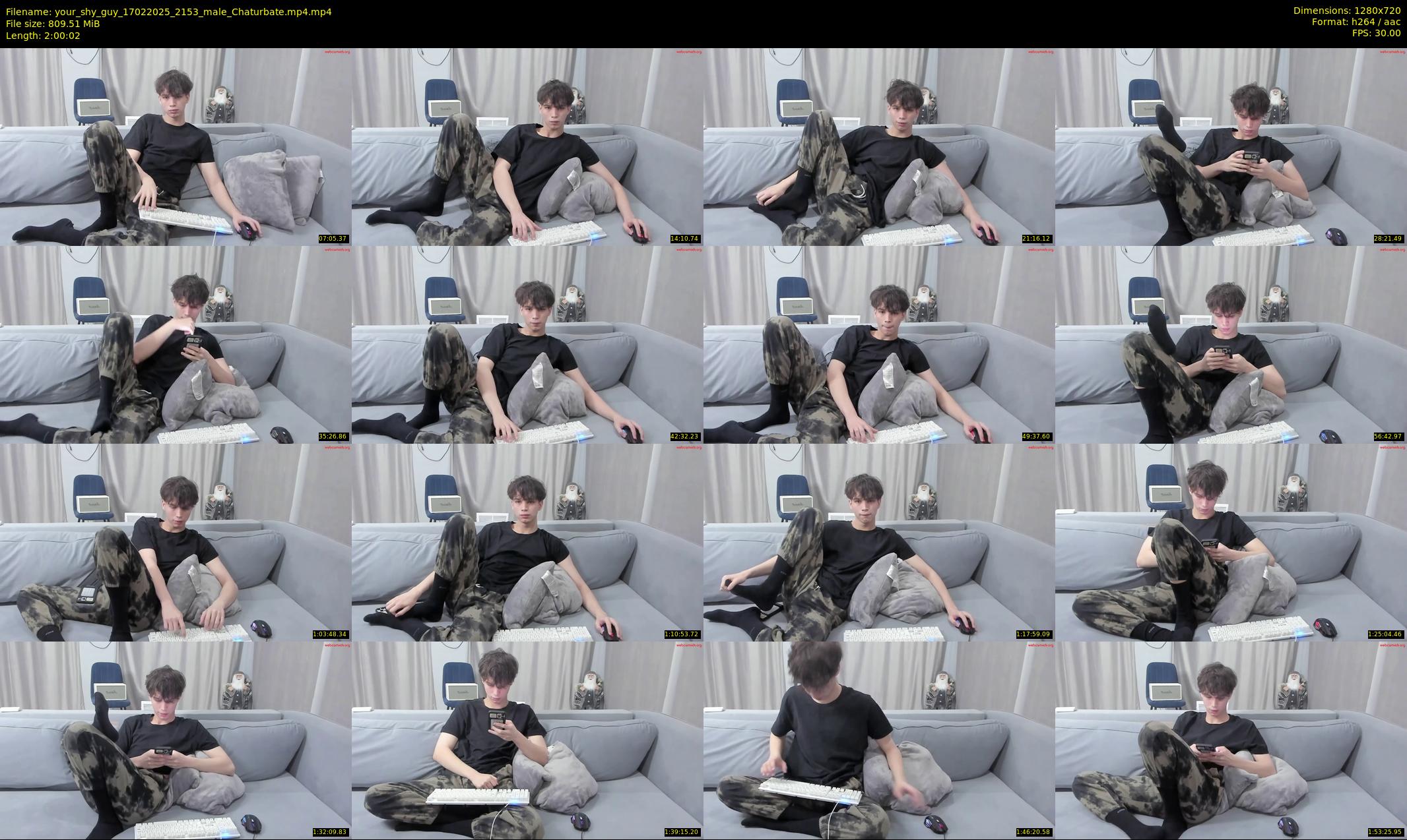 your_shy_guy — 121 minute Chaturbate male cam show recording, 720p, Feb 17, 2025
