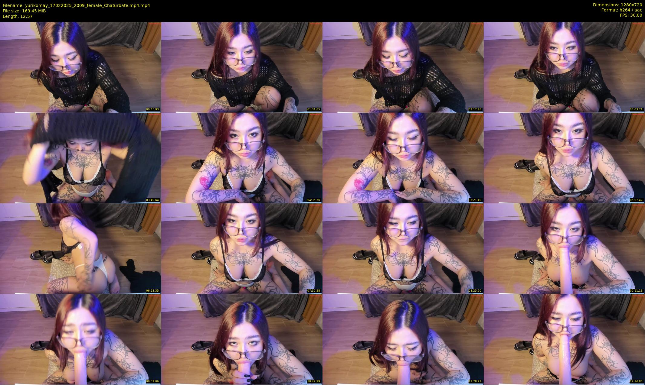 yurikomay — 13 minute Chaturbate female cam show recording, 720p, Feb 17, 2025