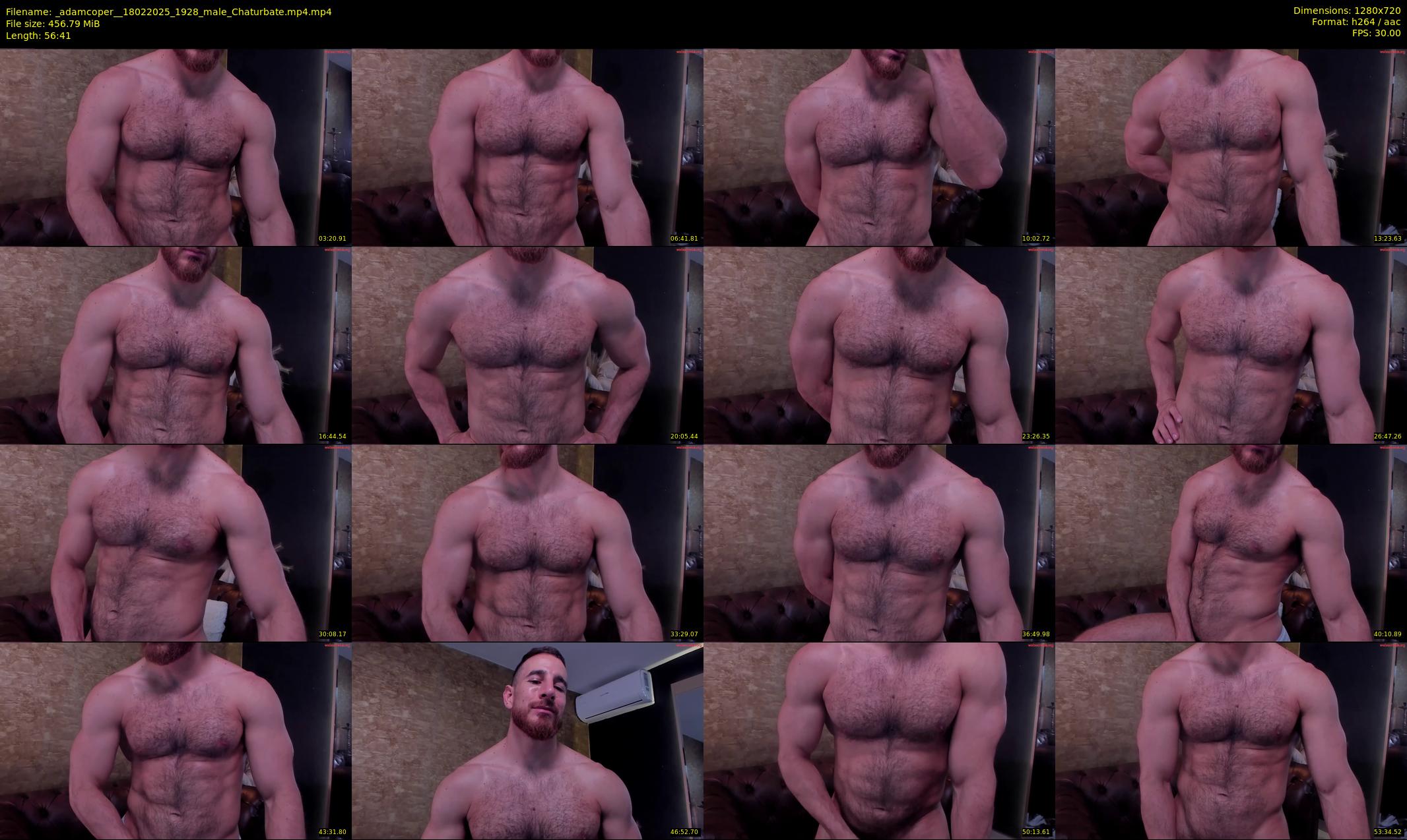 _adamcoper_ — 57 minute Chaturbate male cam show recording, 720p, Feb 18, 2025