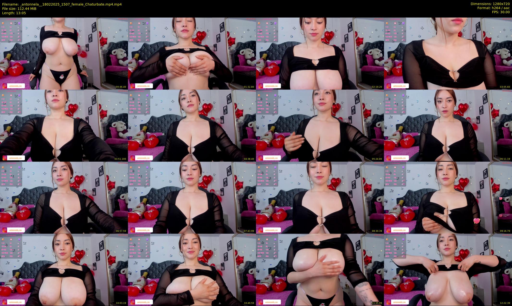 _antonnela_ — 14 minute Chaturbate female cam show recording, 720p, Feb 18, 2025