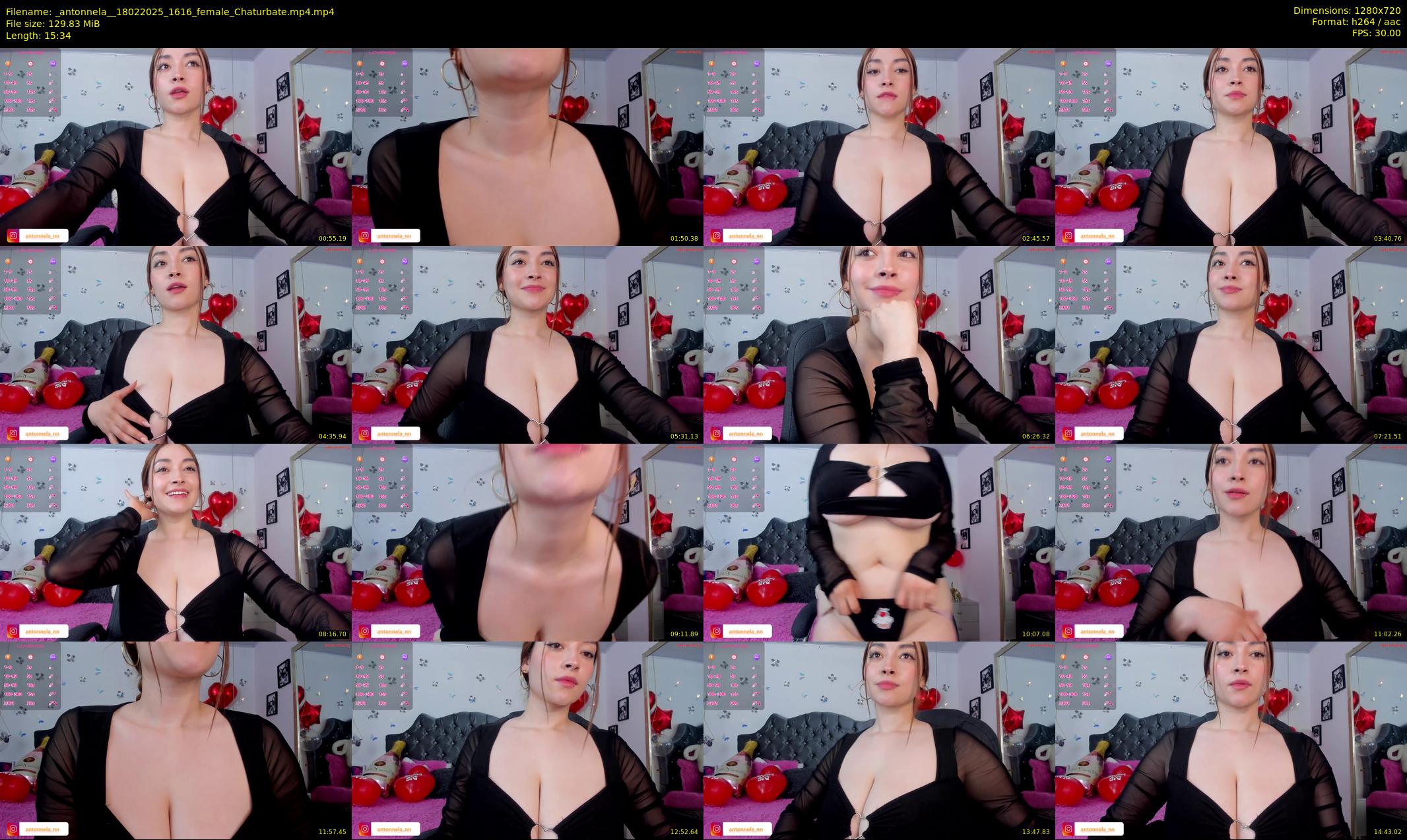 _antonnela_ — 16 minute Chaturbate female cam show recording, 720p, Feb 18, 2025