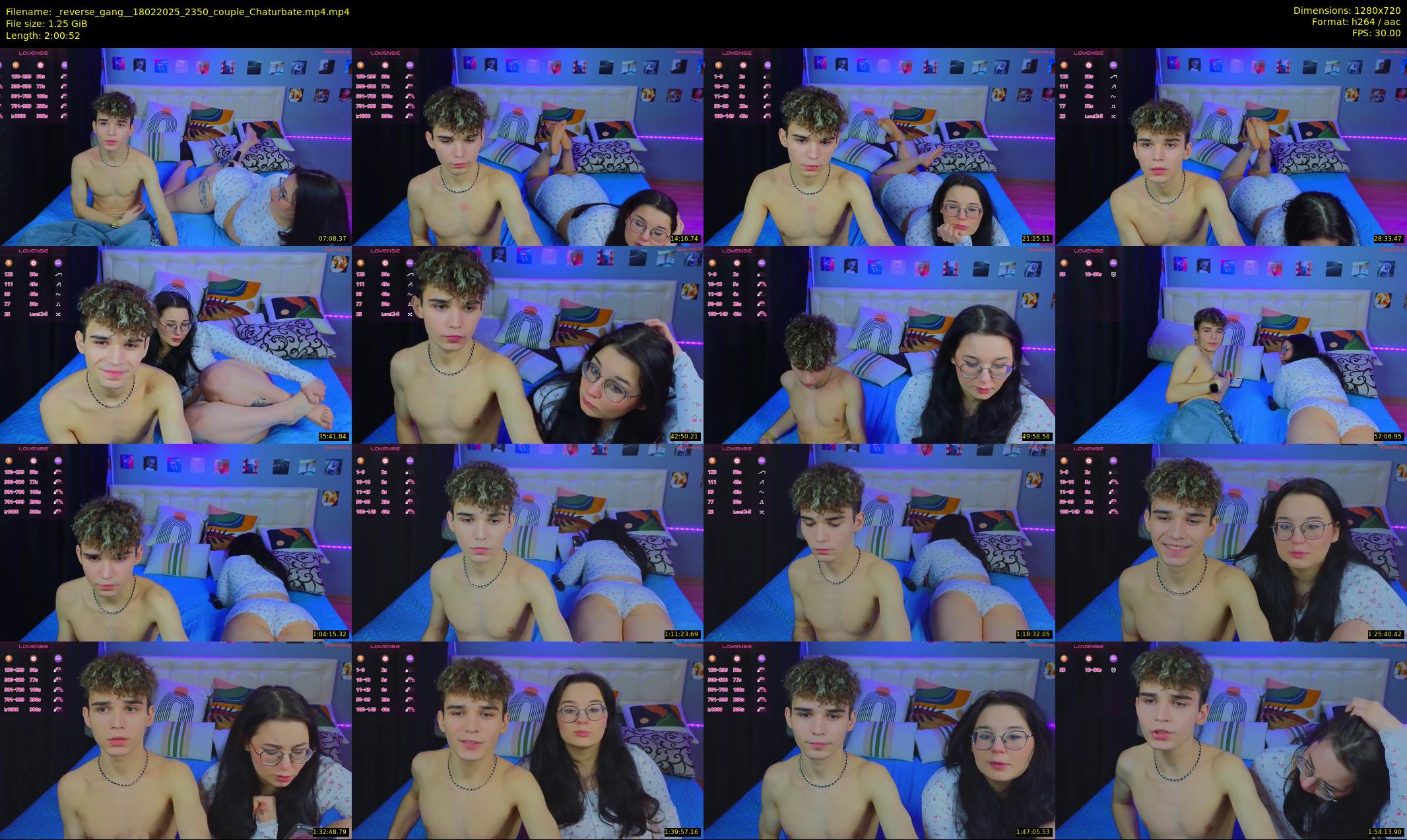 _reverse_gang_ — 121 minute Chaturbate couple cam show recording, 720p, Feb 18, 2025