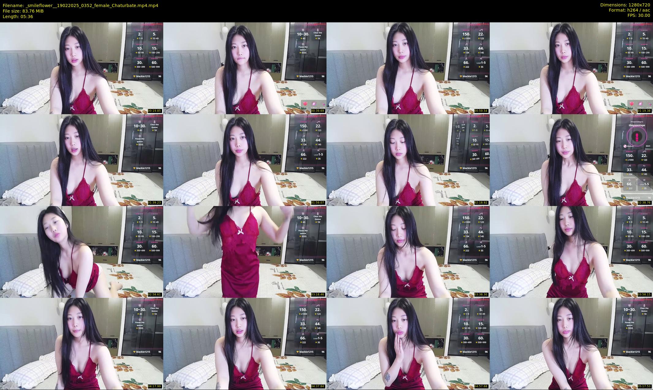 _smileflower_ — 6 minute Chaturbate female cam show recording, 720p, Feb 19, 2025