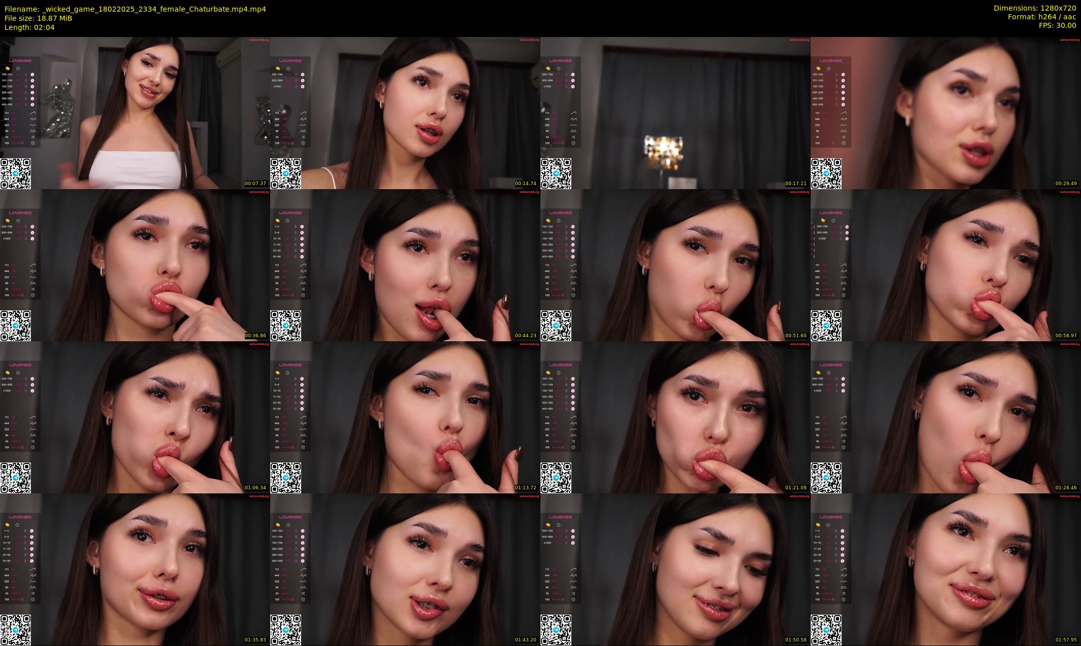_wicked_game — 3 minute Chaturbate female cam show recording, 720p, Feb 18, 2025