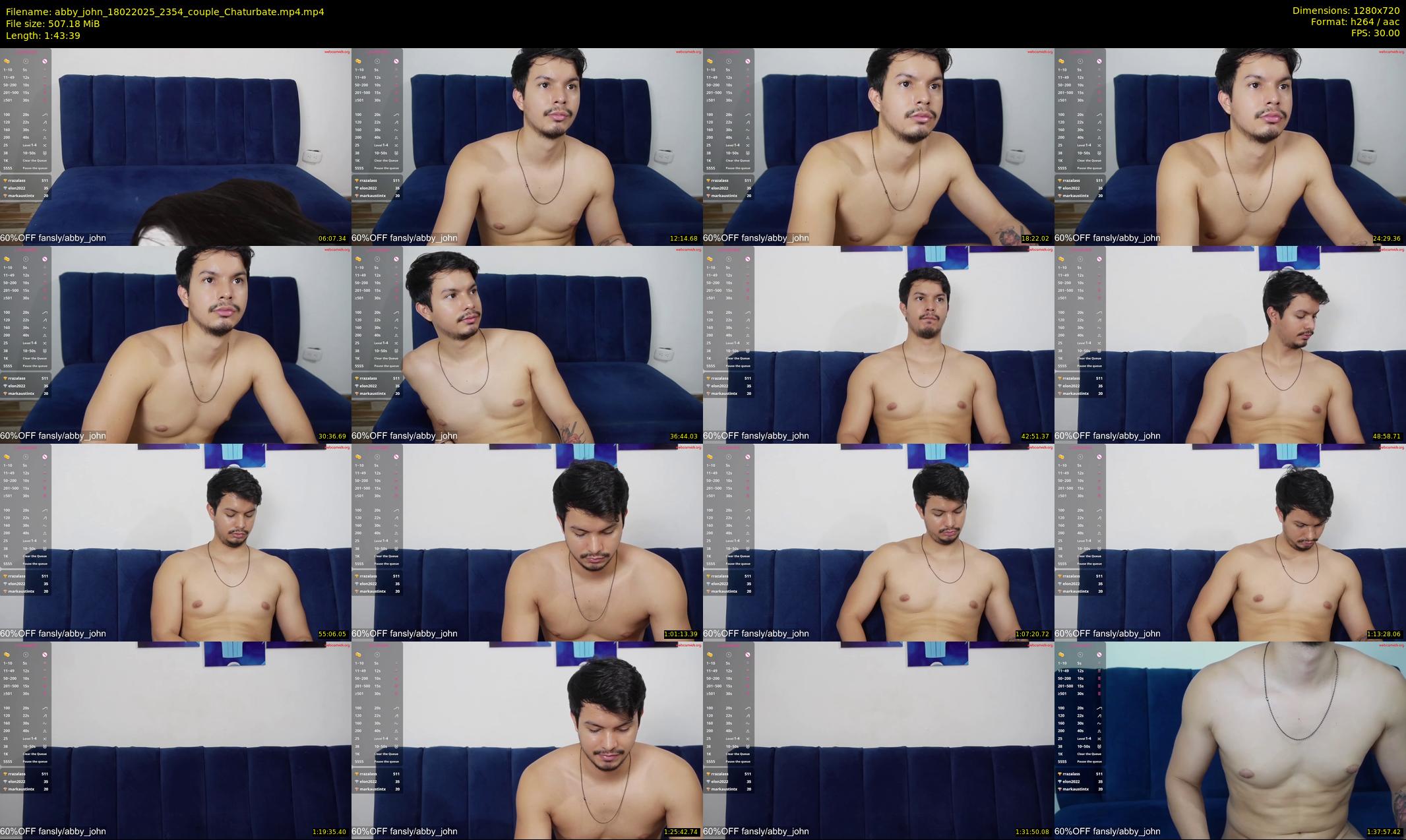abby_john — 104 minute Chaturbate couple cam show recording, 720p, Feb 18, 2025