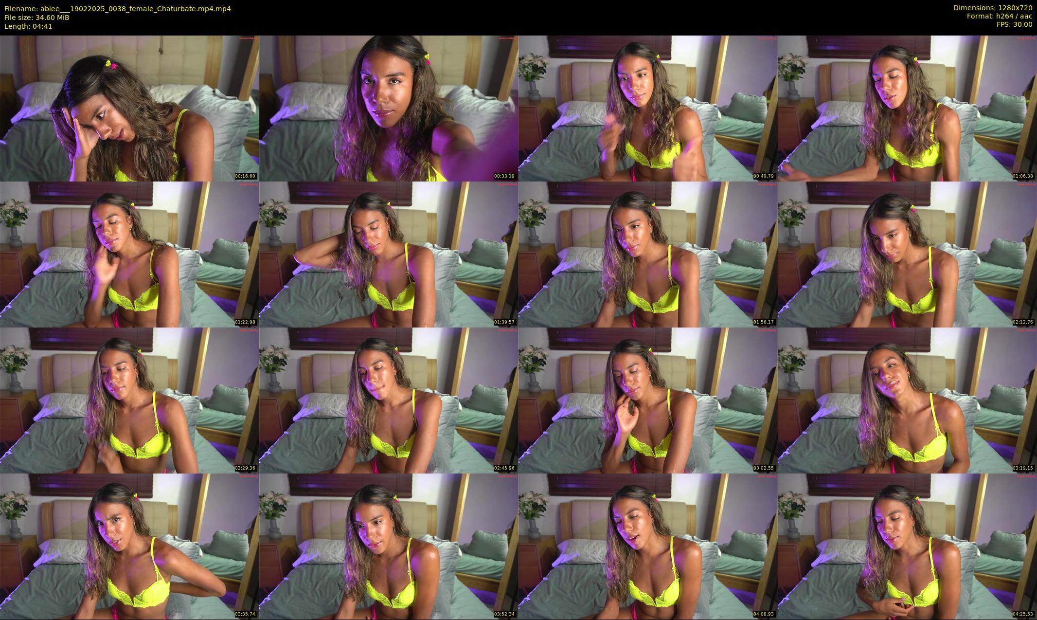 abiee__ — 5 minute Chaturbate female cam show recording, 720p, Feb 19, 2025