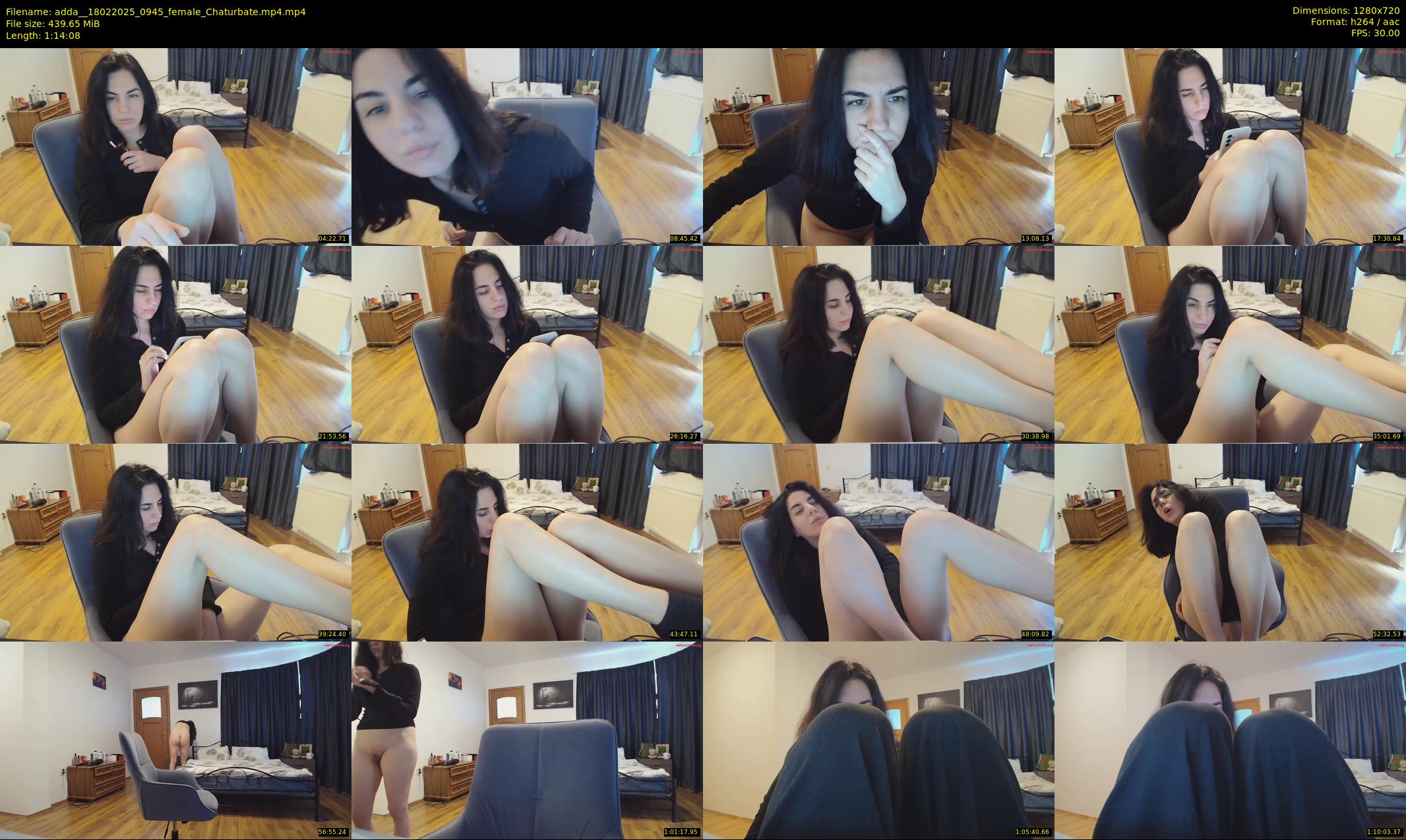 adda_ — 75 minute Chaturbate female cam show recording, 720p, Feb 18, 2025