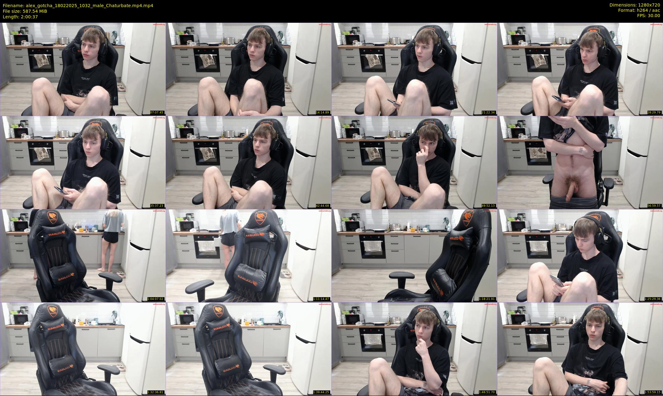 alex_gotcha — 121 minute Chaturbate male cam show recording, 720p, Feb 18, 2025