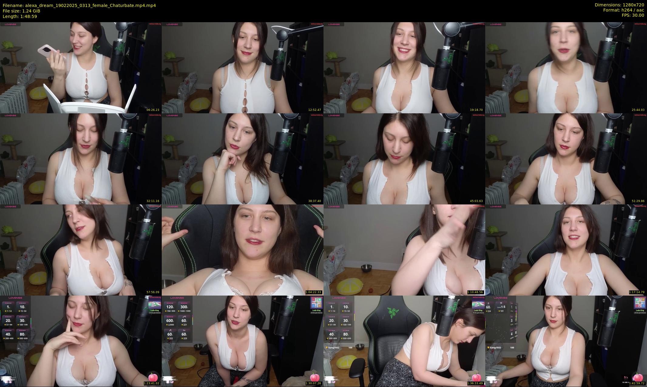 alexa_dream — 109 minute Chaturbate female cam show recording, 720p, Feb 19, 2025