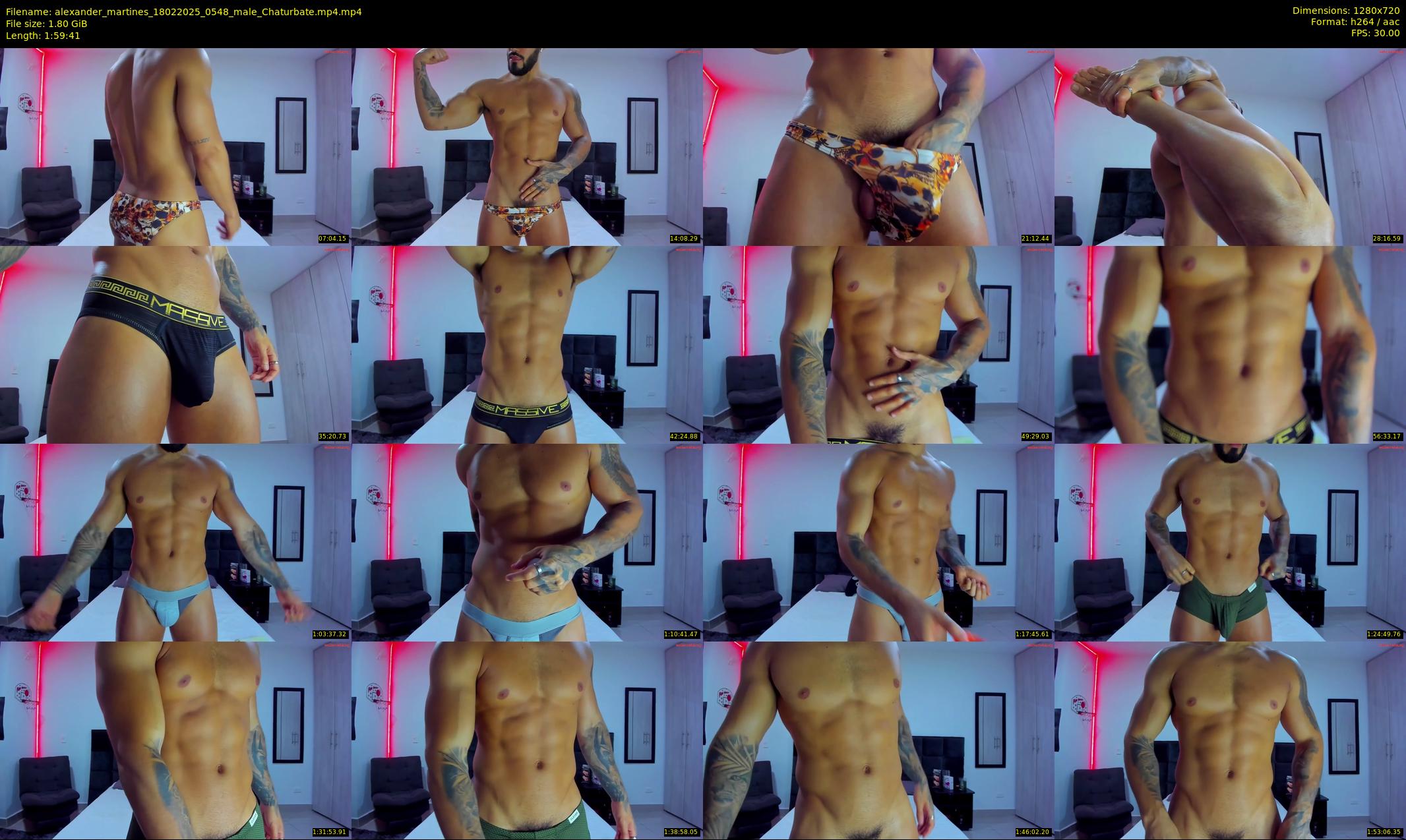 alexander_martines — 120 minute Chaturbate male cam show recording, 720p, Feb 18, 2025