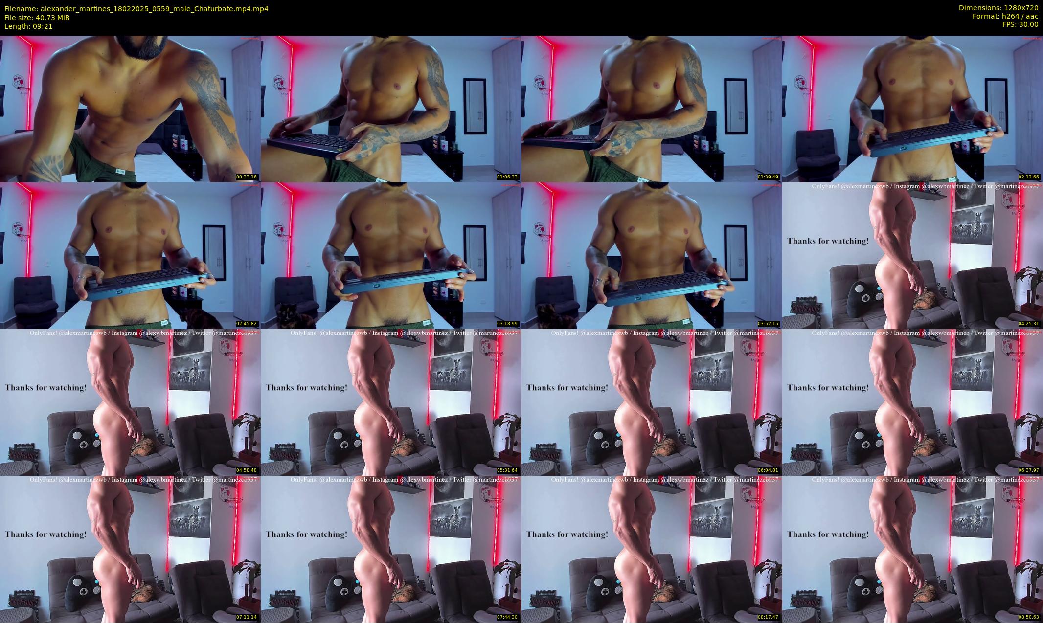 alexander_martines — 10 minute Chaturbate male cam show recording, 720p, Feb 18, 2025