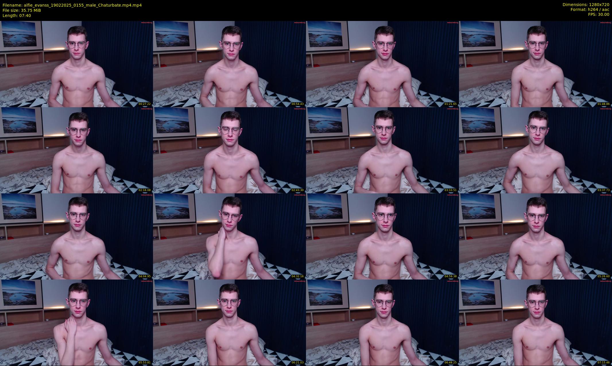 alfie_evanss — 8 minute Chaturbate male cam show recording, 720p, Feb 19, 2025