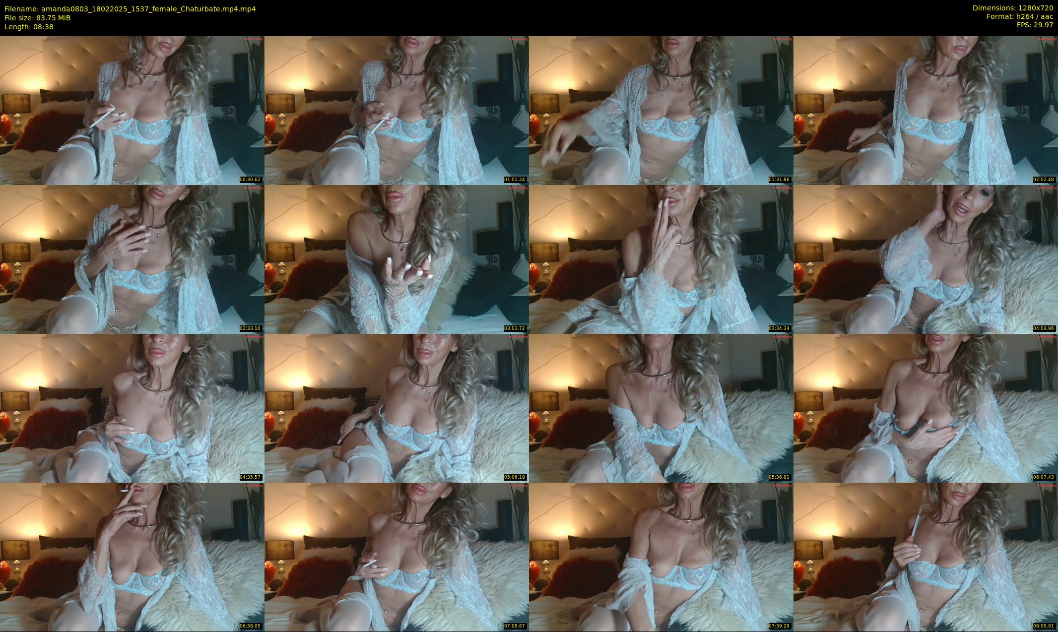 amanda0803 — 9 minute Chaturbate female cam show recording, 720p, Feb 18, 2025