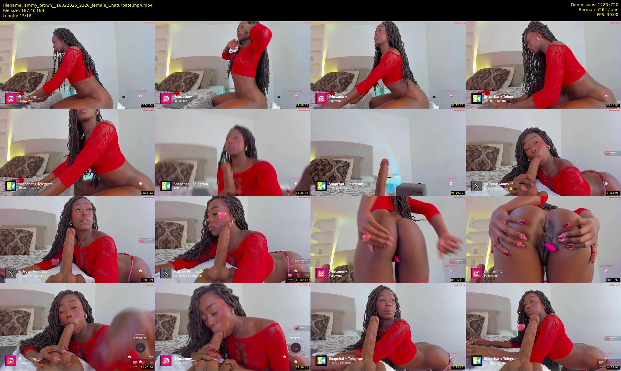 ammy_brown_ — 16 minute Chaturbate female cam show recording, 720p, Feb 18, 2025